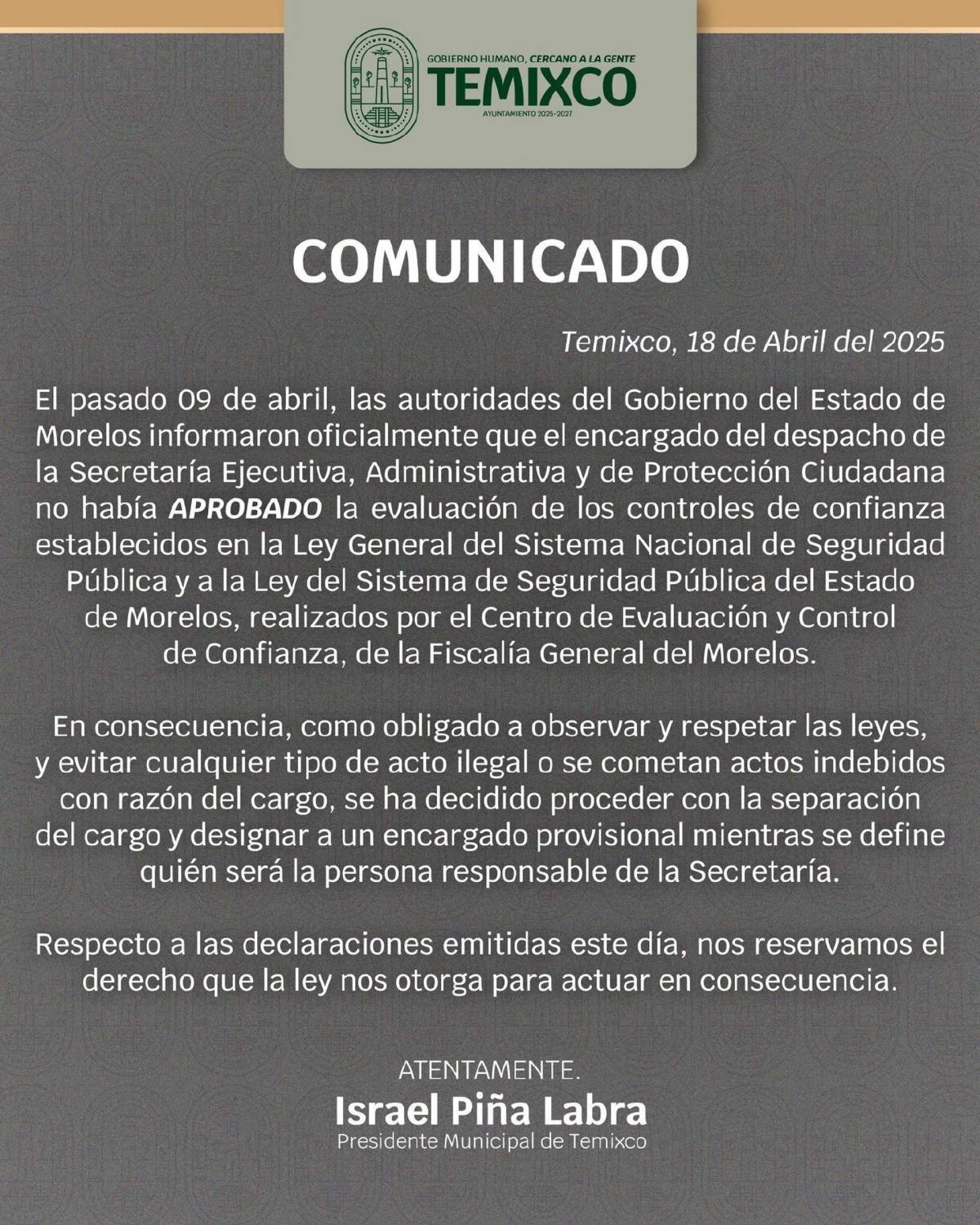 ¿Qué pasa en Temixco?