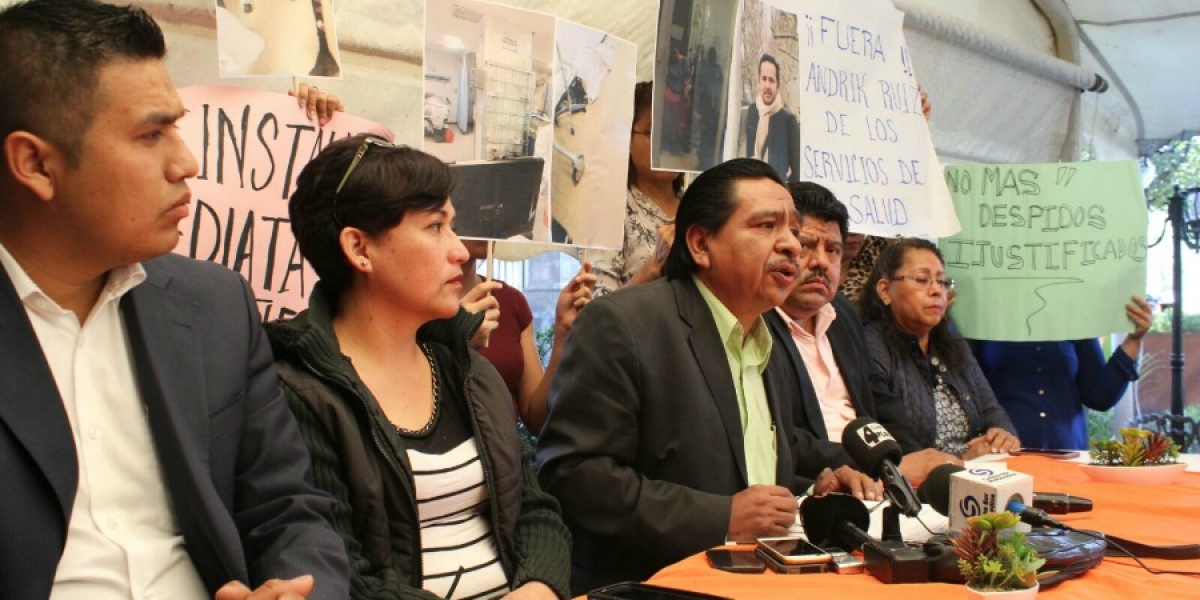 Denuncia anomalías el Sindicato Independiente Nacional de Trabajadores de Salud