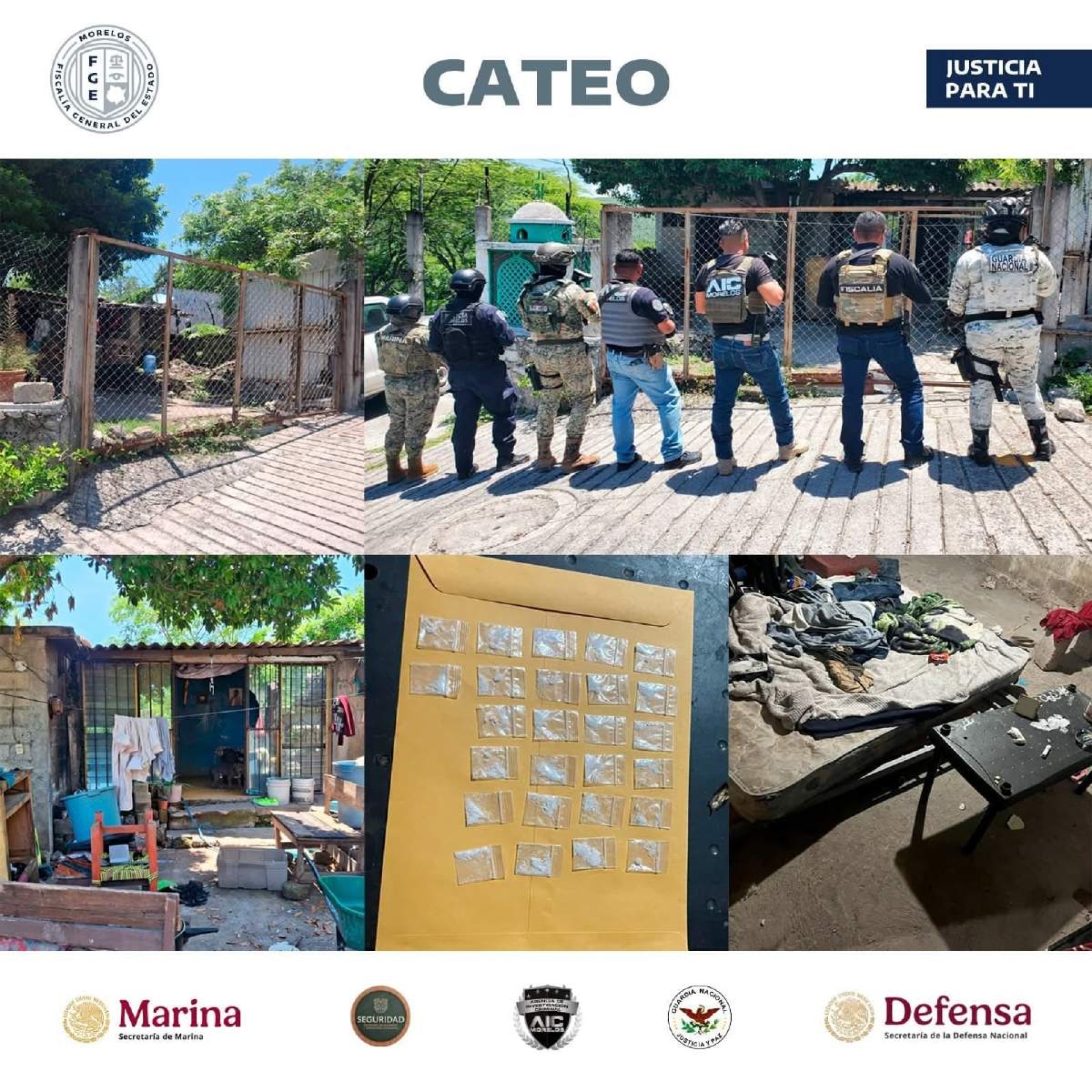 Catean una vivienda en Tetecala