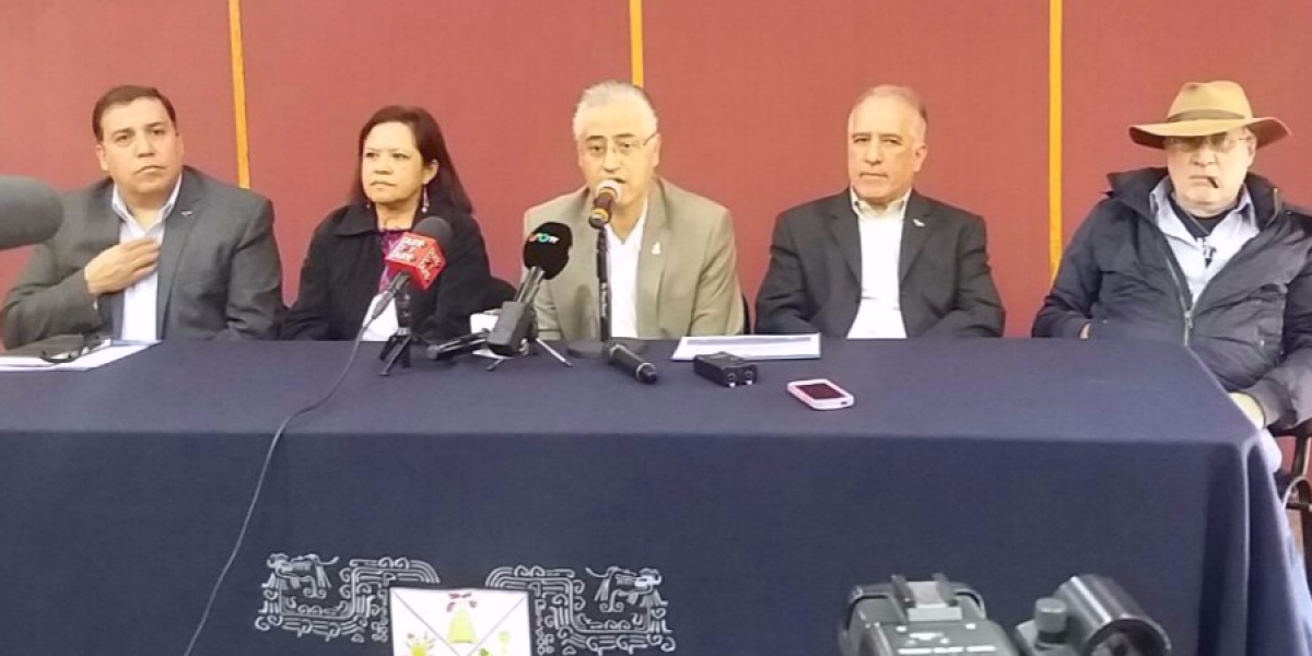Ofrece rector de la UAEM conferencia de prensa; informó sobre el déficit financiero de la universidad