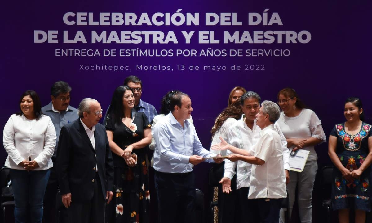 Reconoce Cuauhtémoc Blanco vocación y compromiso de docentes morelenses