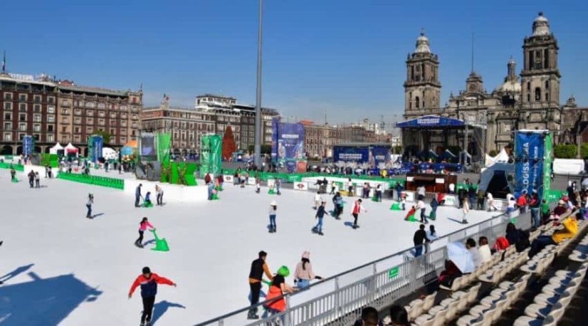 ¡Otro año más! No habrá pista de hielo en el zócalo de la CDMX