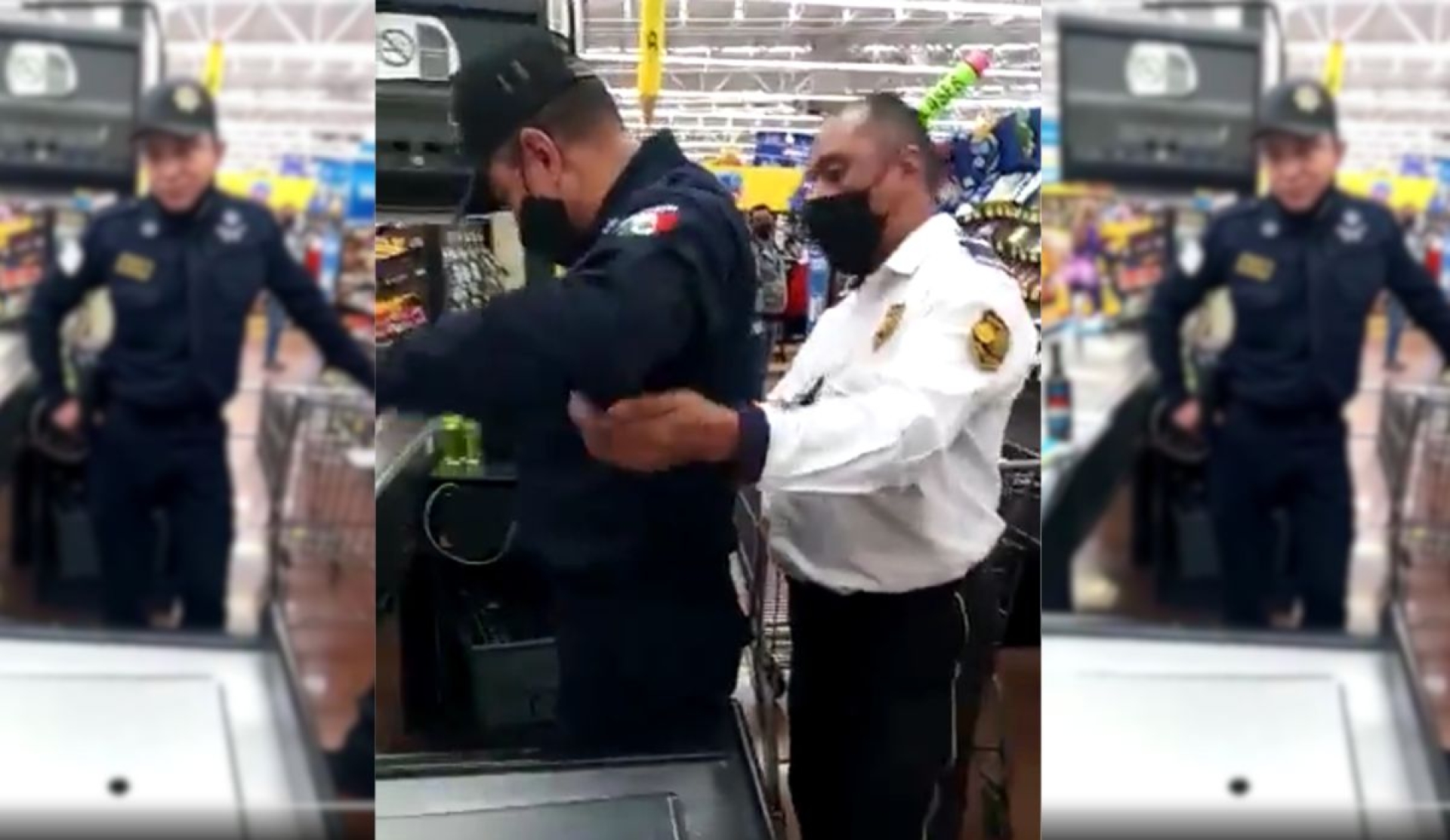 Atrapan a policía de Nezahualcóyotl robando productos en tienda
