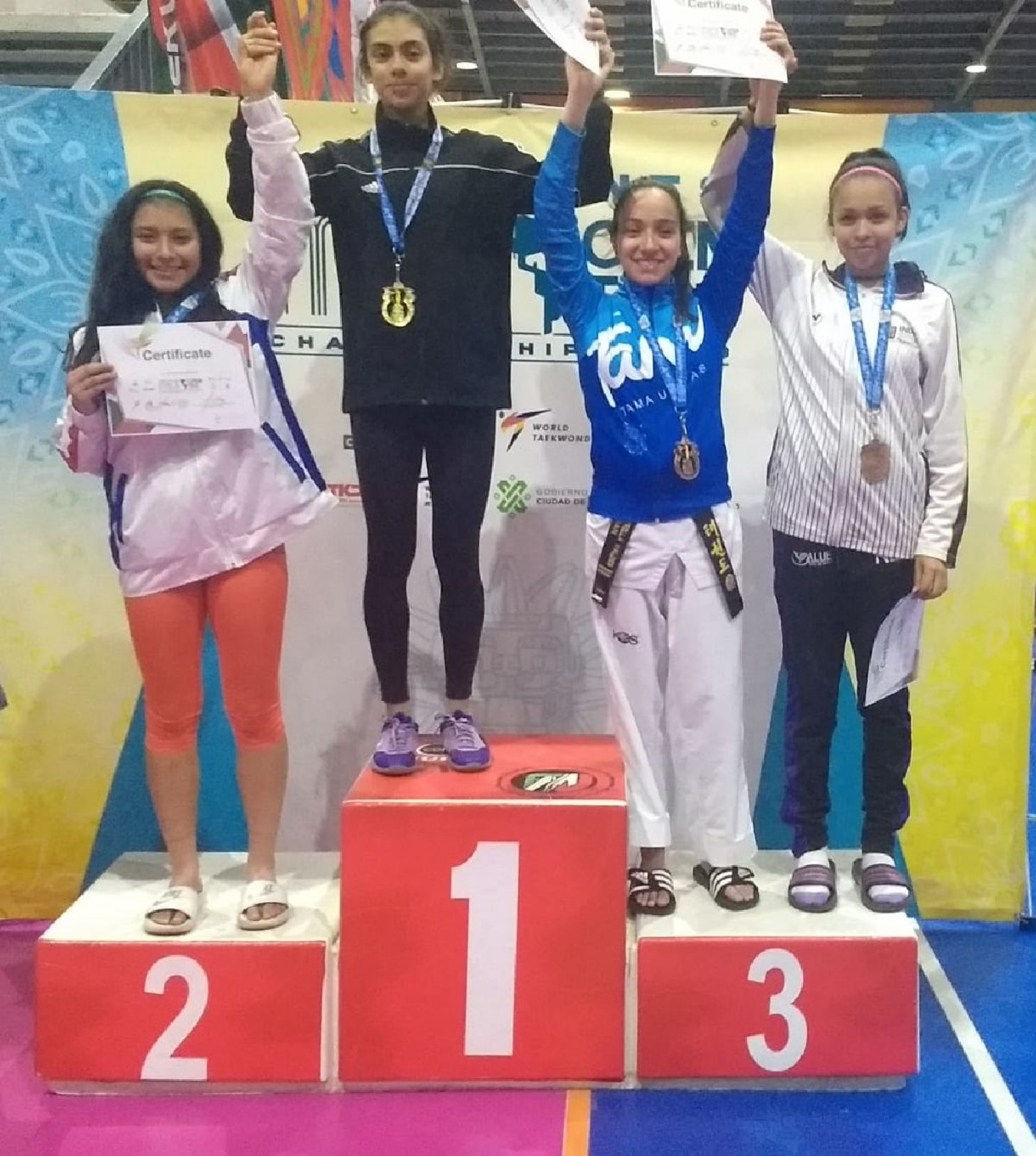 Destaca Selección de Taekwondo del Indem en el México Open 2019