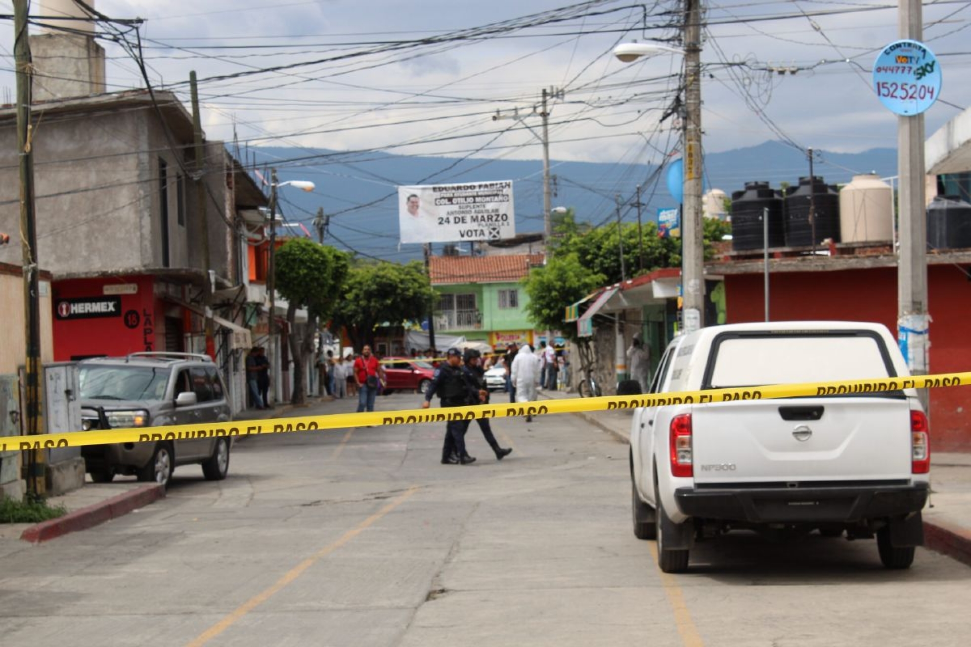 Matan a dos hombres en la colonia Otilio Montaño