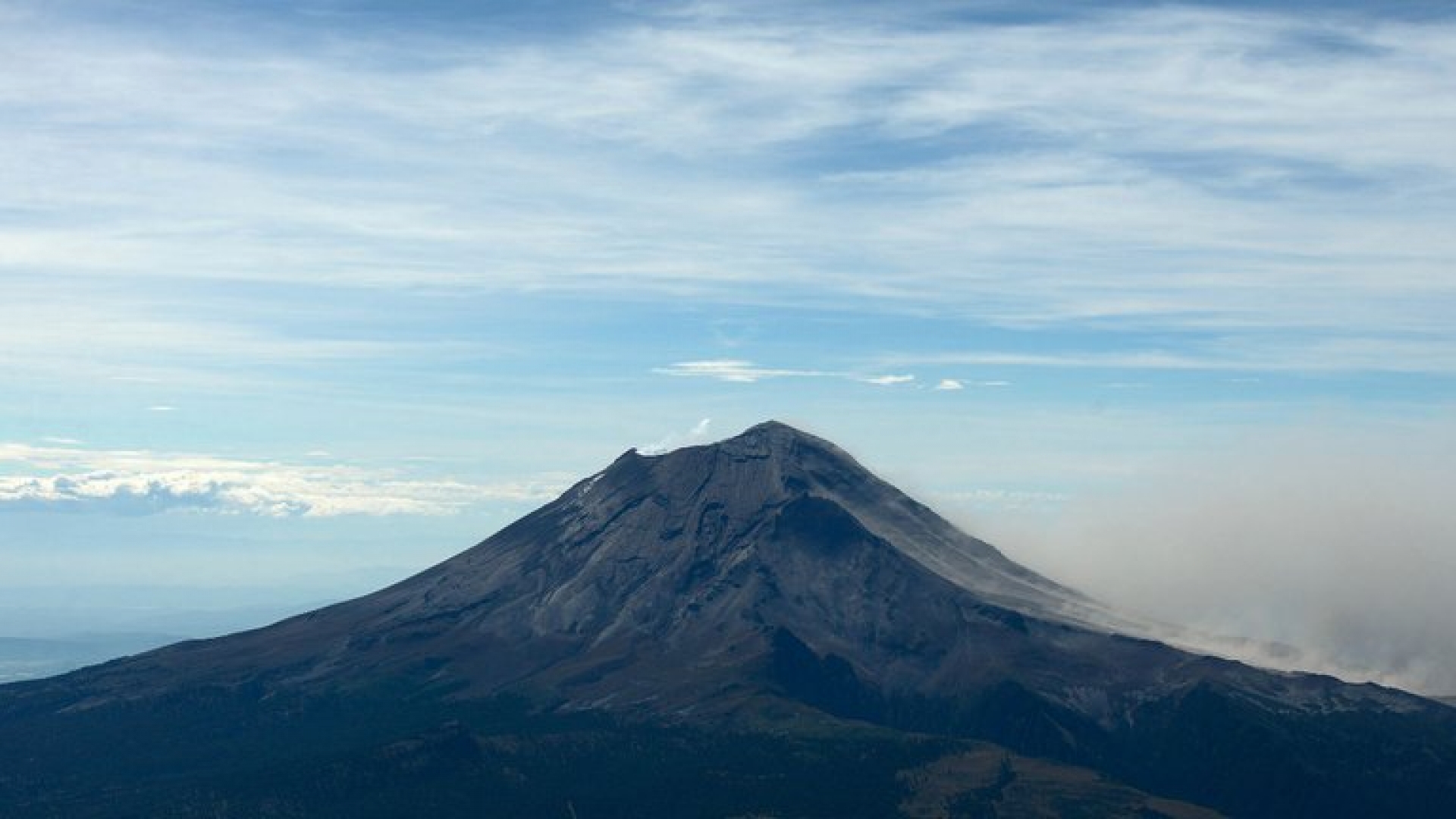 Reporte monitoreo del volcán Popocatépetl