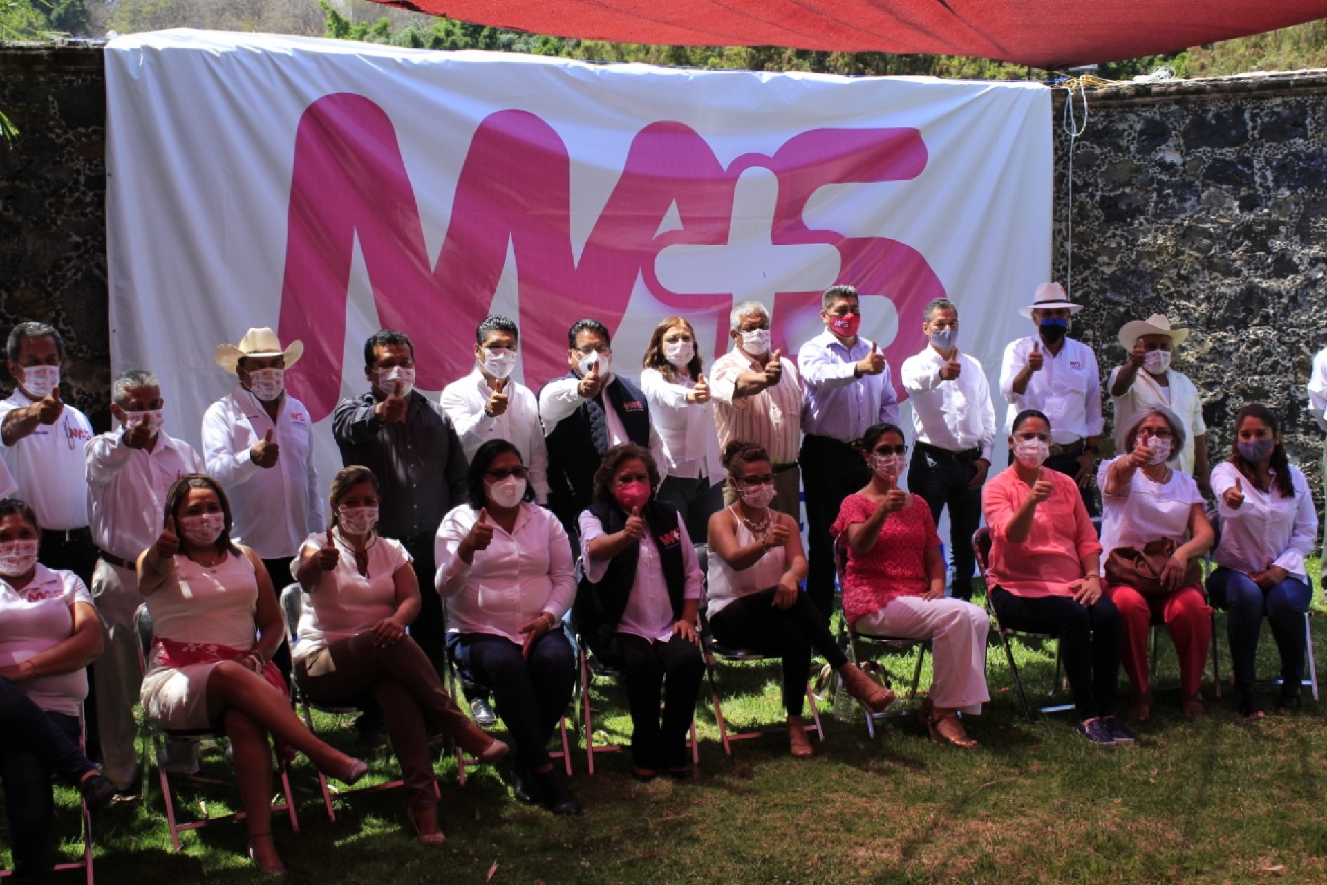 Candidatas y candidatos del MAS a los ayuntamientos de Morelos