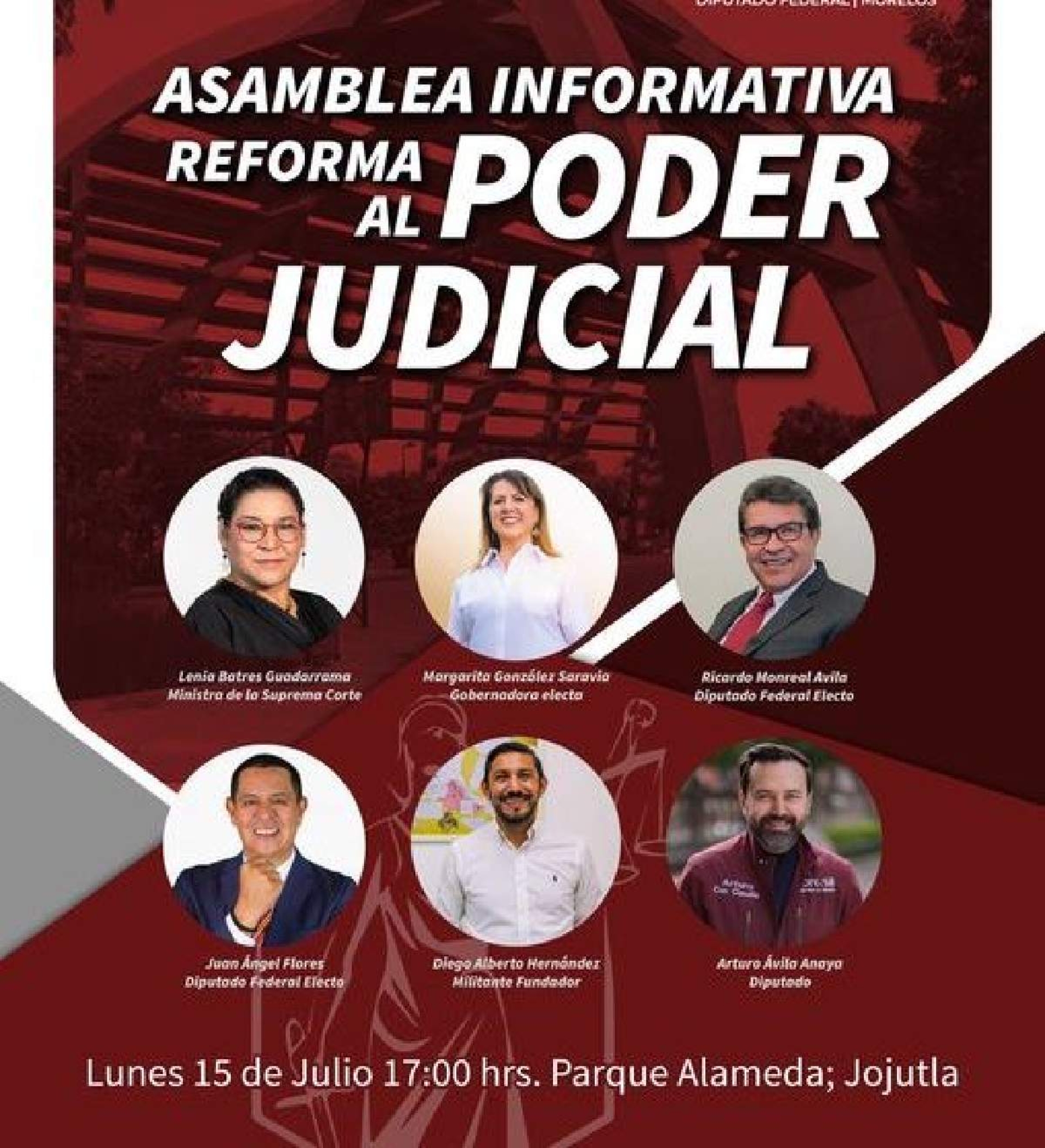 Inician en Jojutla asambleas informativas de la Reforma judicial