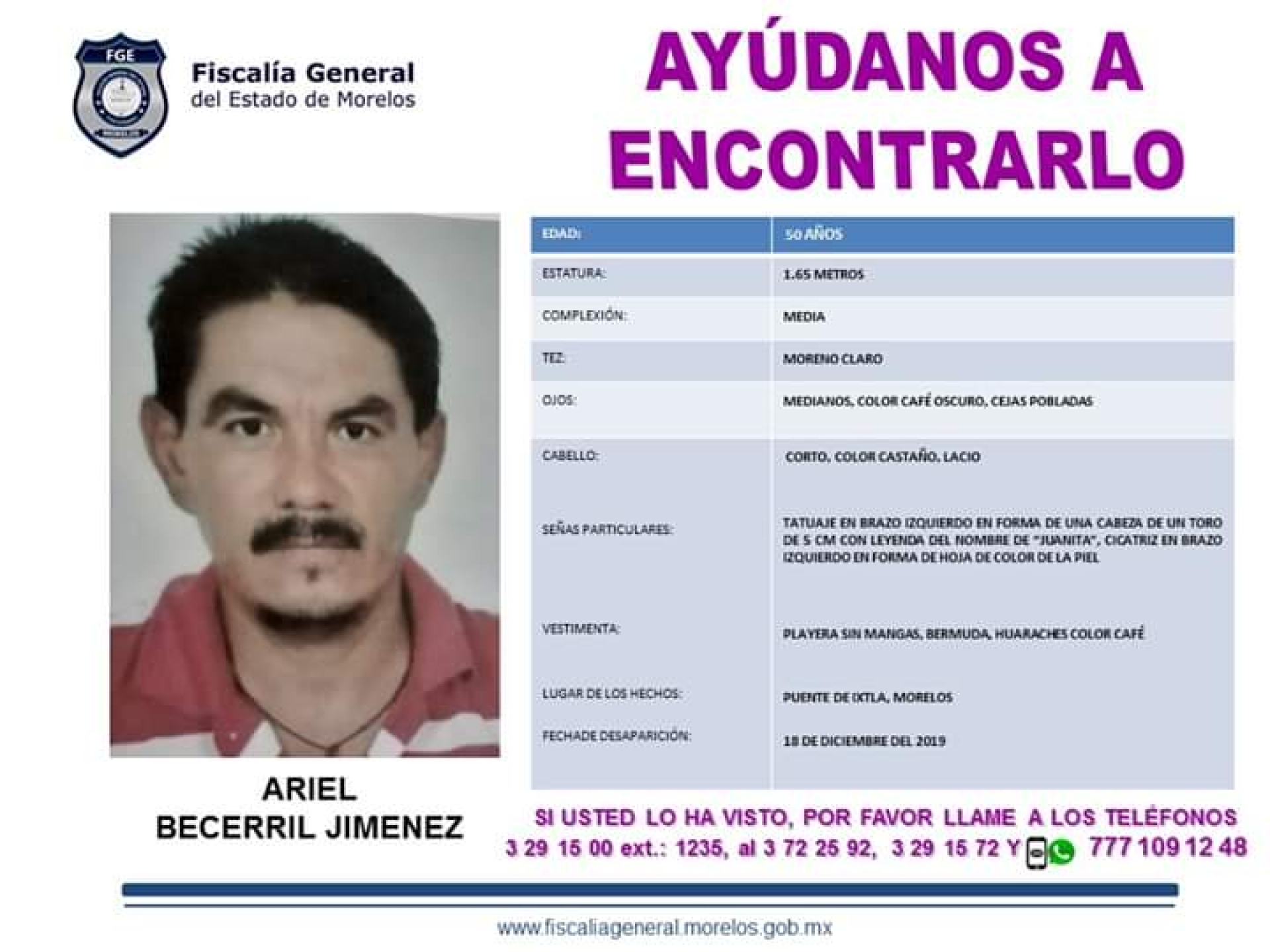 Un hombre está desaparecido desde hace 11 días