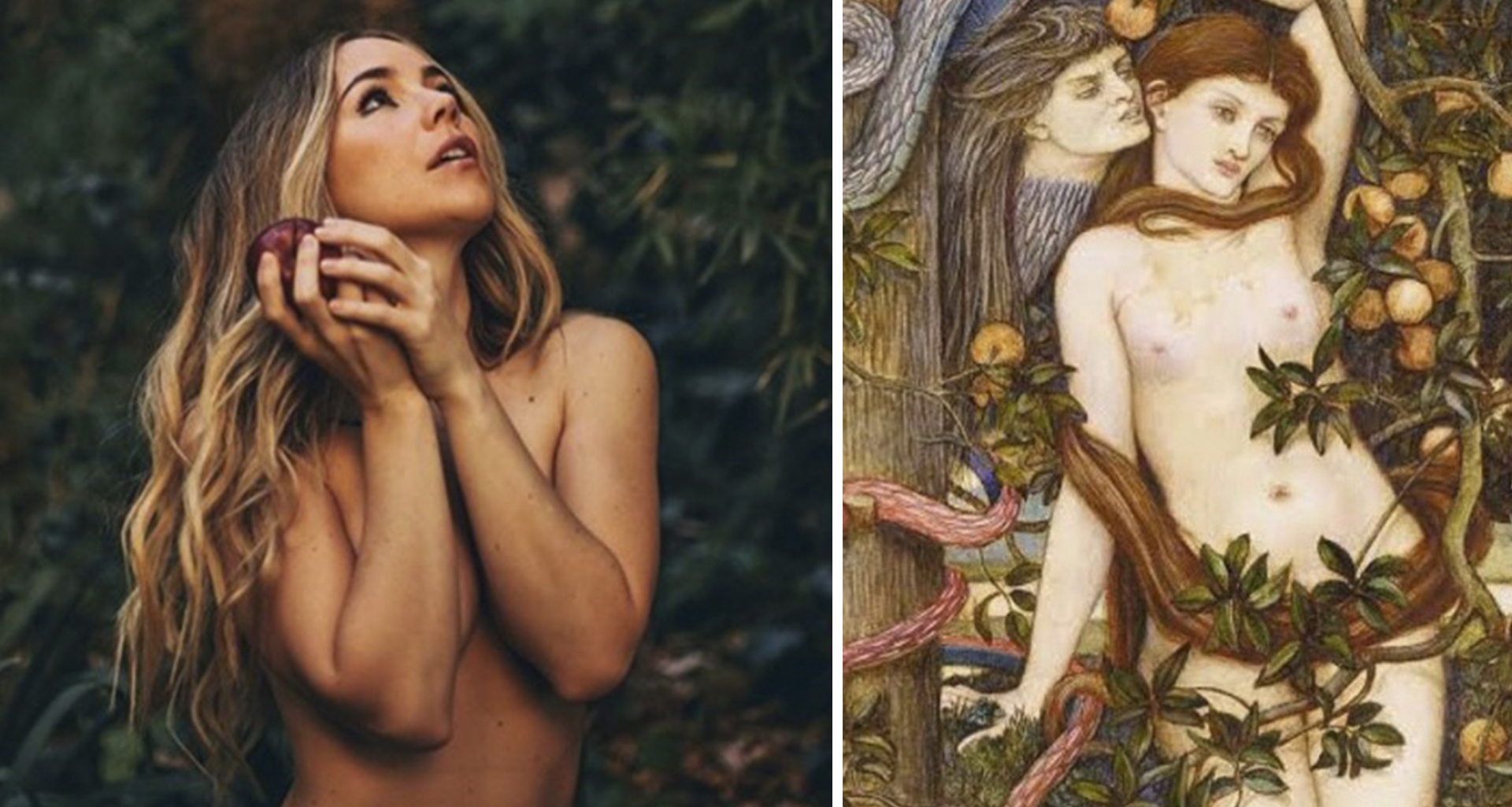 ¿El paraíso? Camila Sodi se muestra como Eva en redes sociales