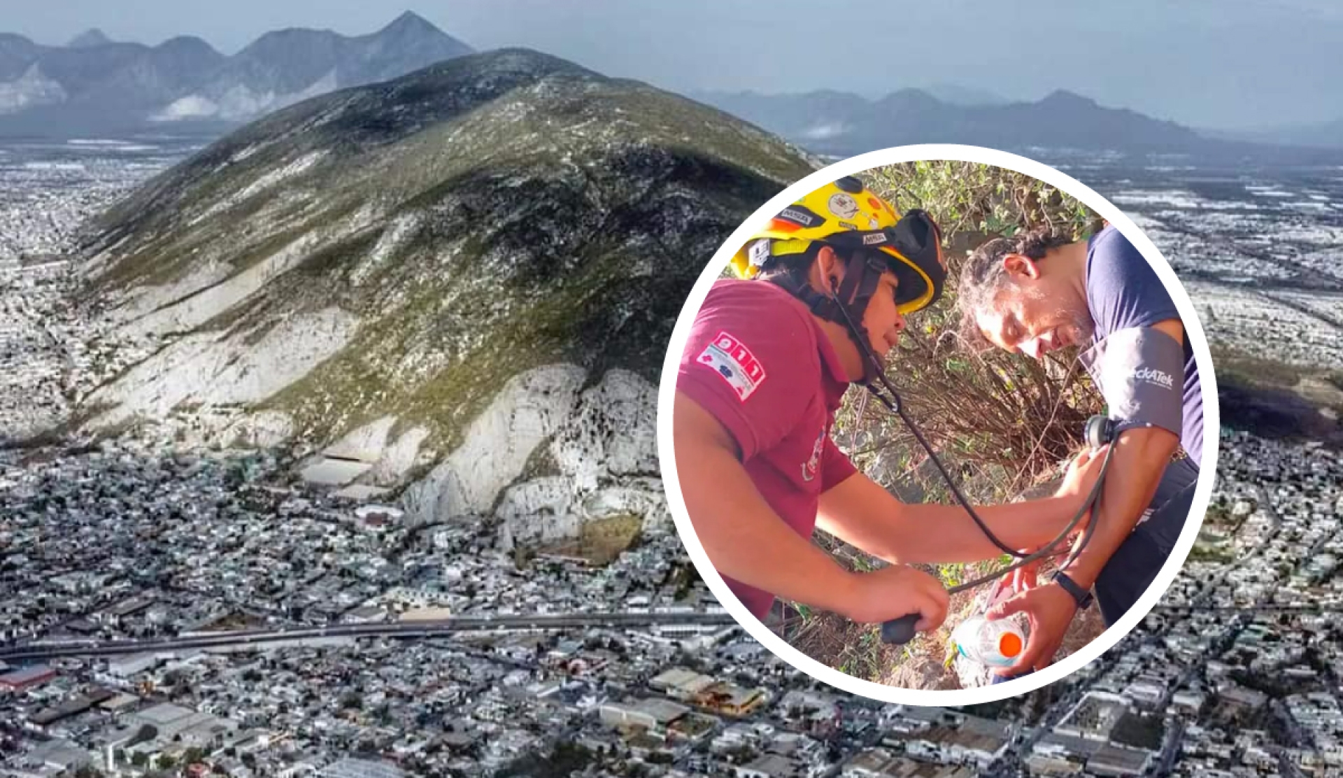 Rescatan a dos senderistas venezolanos con síntomas de deshidratación en el Cerro del Topo Chico