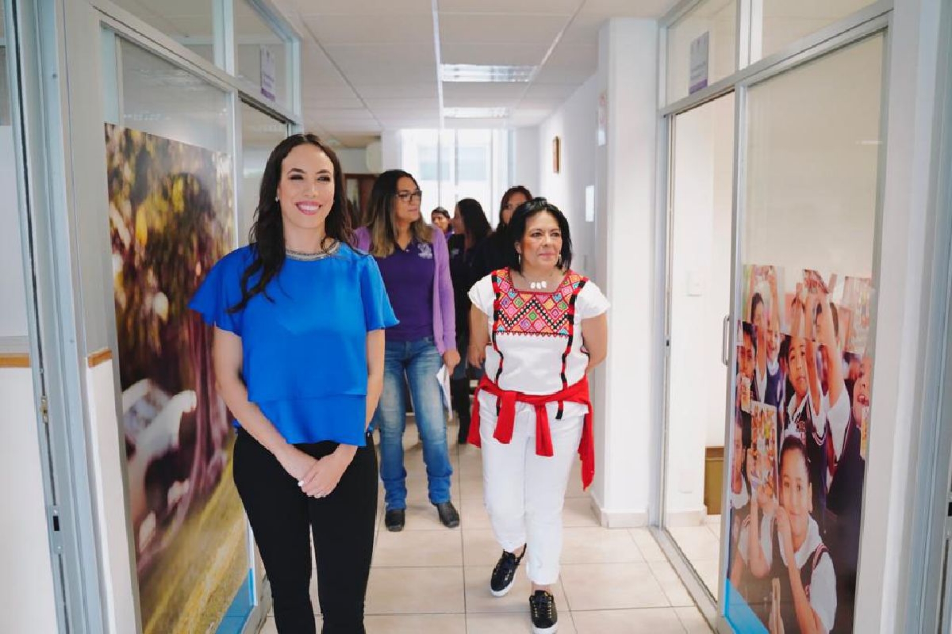 Recibe Natália Rezende en Morelos a titular del Sistema DIF nacional