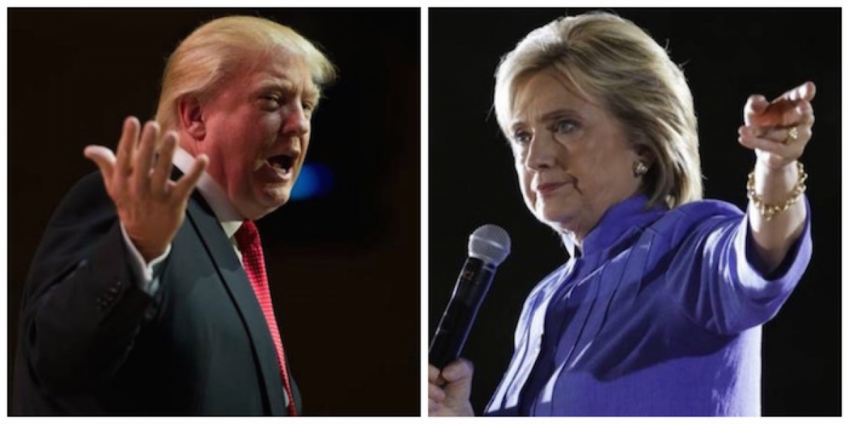 Donald Trump aventaja a Hillary Clinton