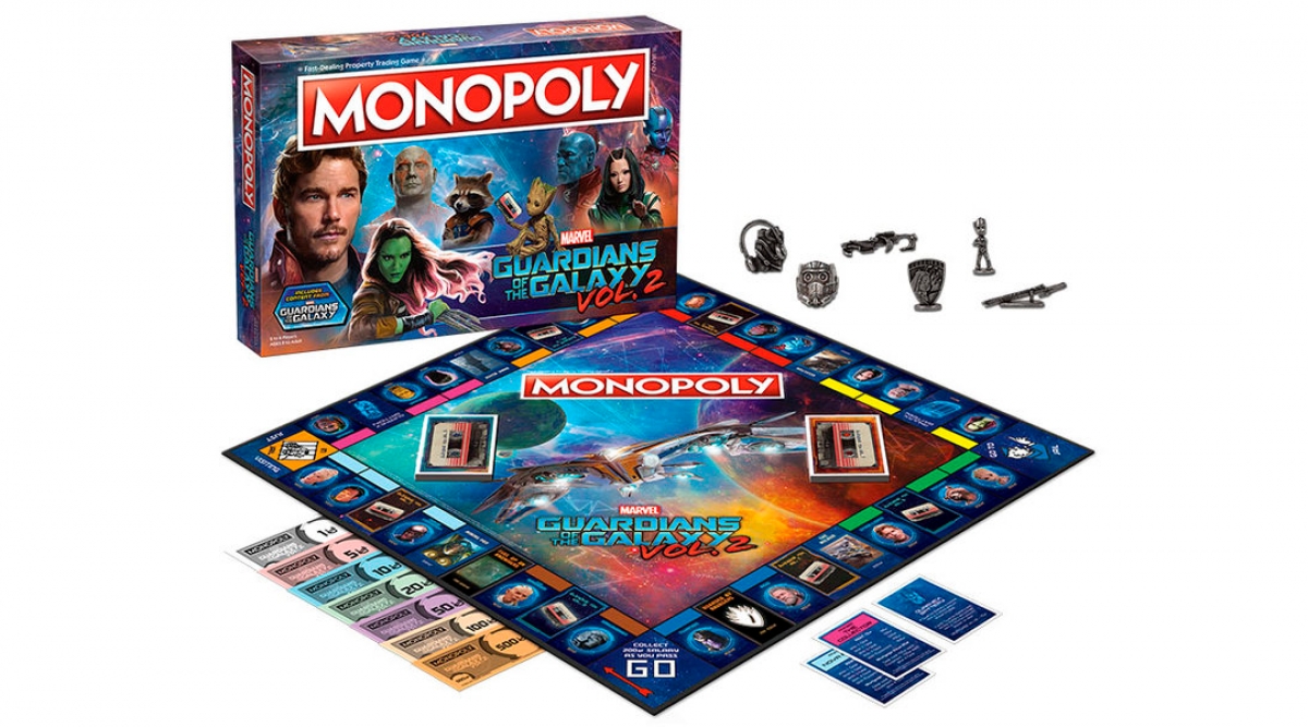Así es el Monopoly de Guardians of the Galaxy Vol. 2