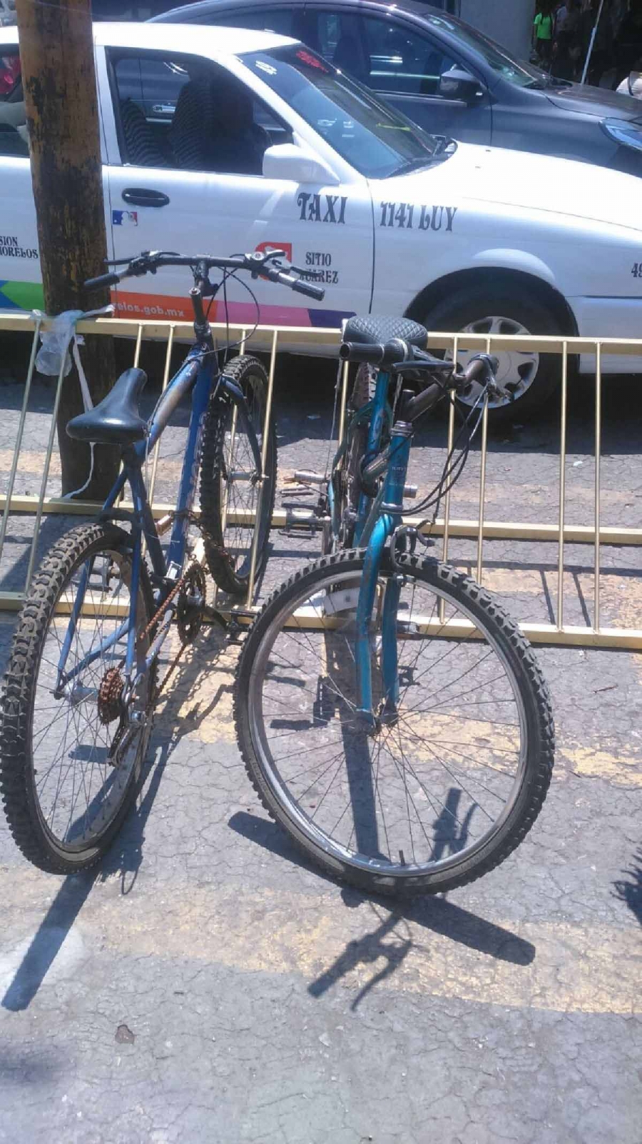 Designan espacios para estacionar bicicletas en el mercado Benito Juárez