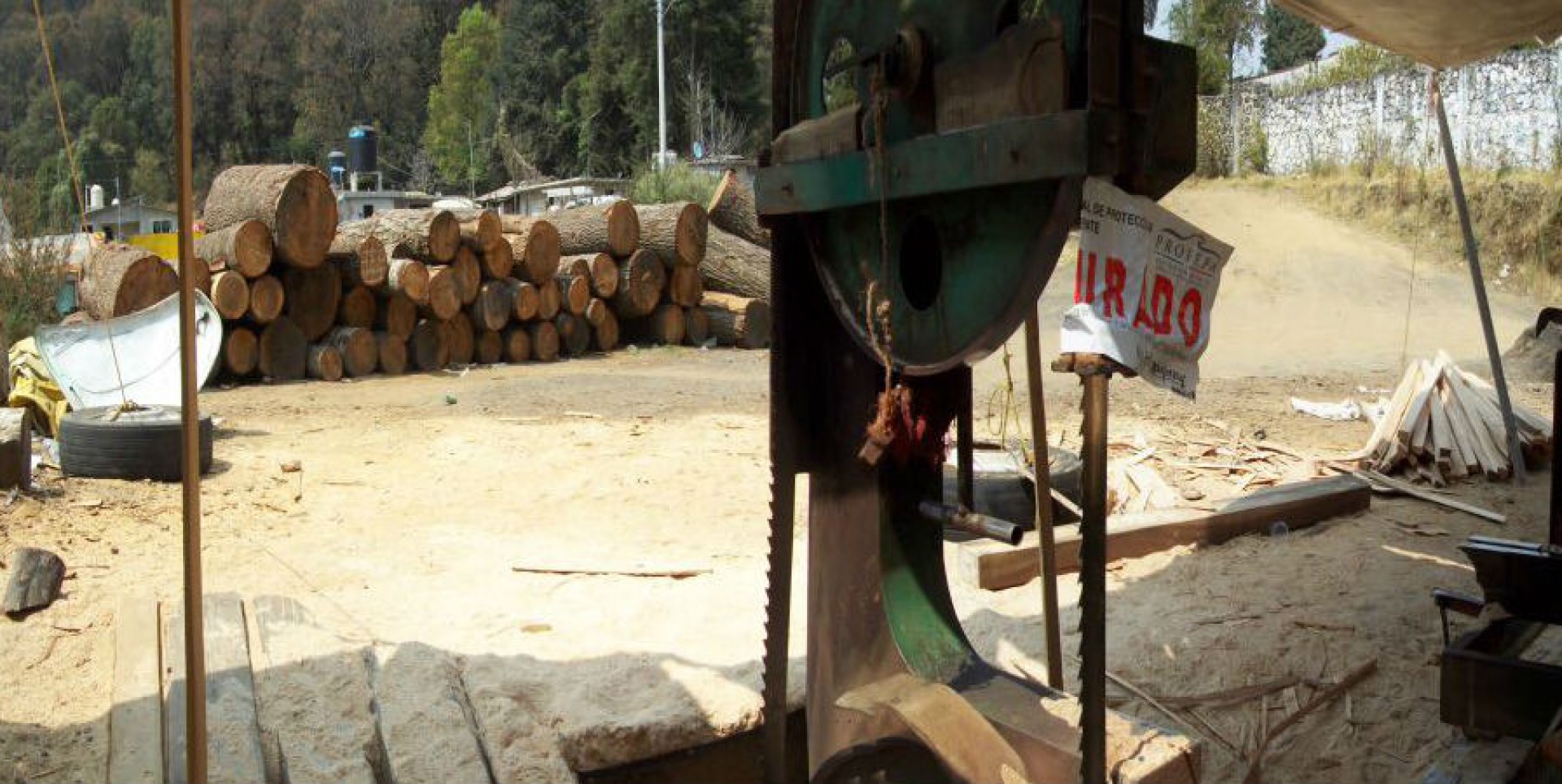Clausura Profepa aserradero clandestino en Huitzilac