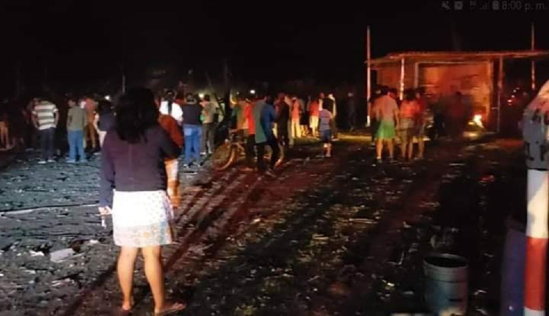 Explosión en tianguis de cohetes de Xoxocotla deja dos muertos