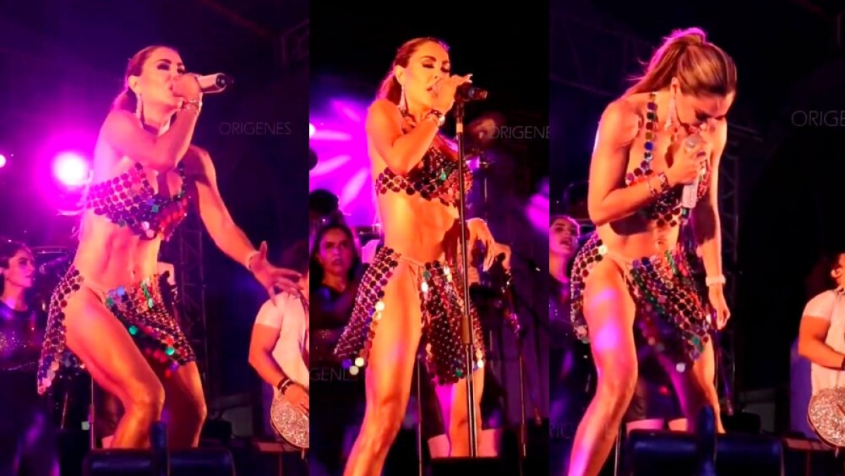 Ninel Conde canta 'Salvame' de RBD en concierto y en redes la destrozan
