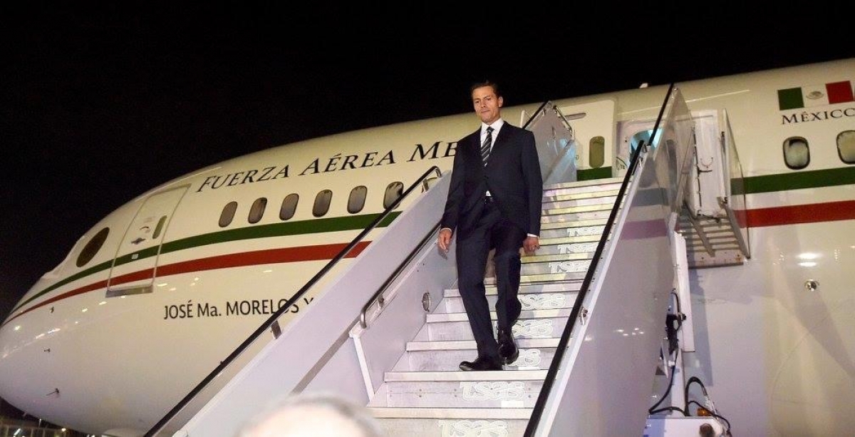 Peña Nieto llega a Canadá para visita de Estado y Cumbre Trilateral
