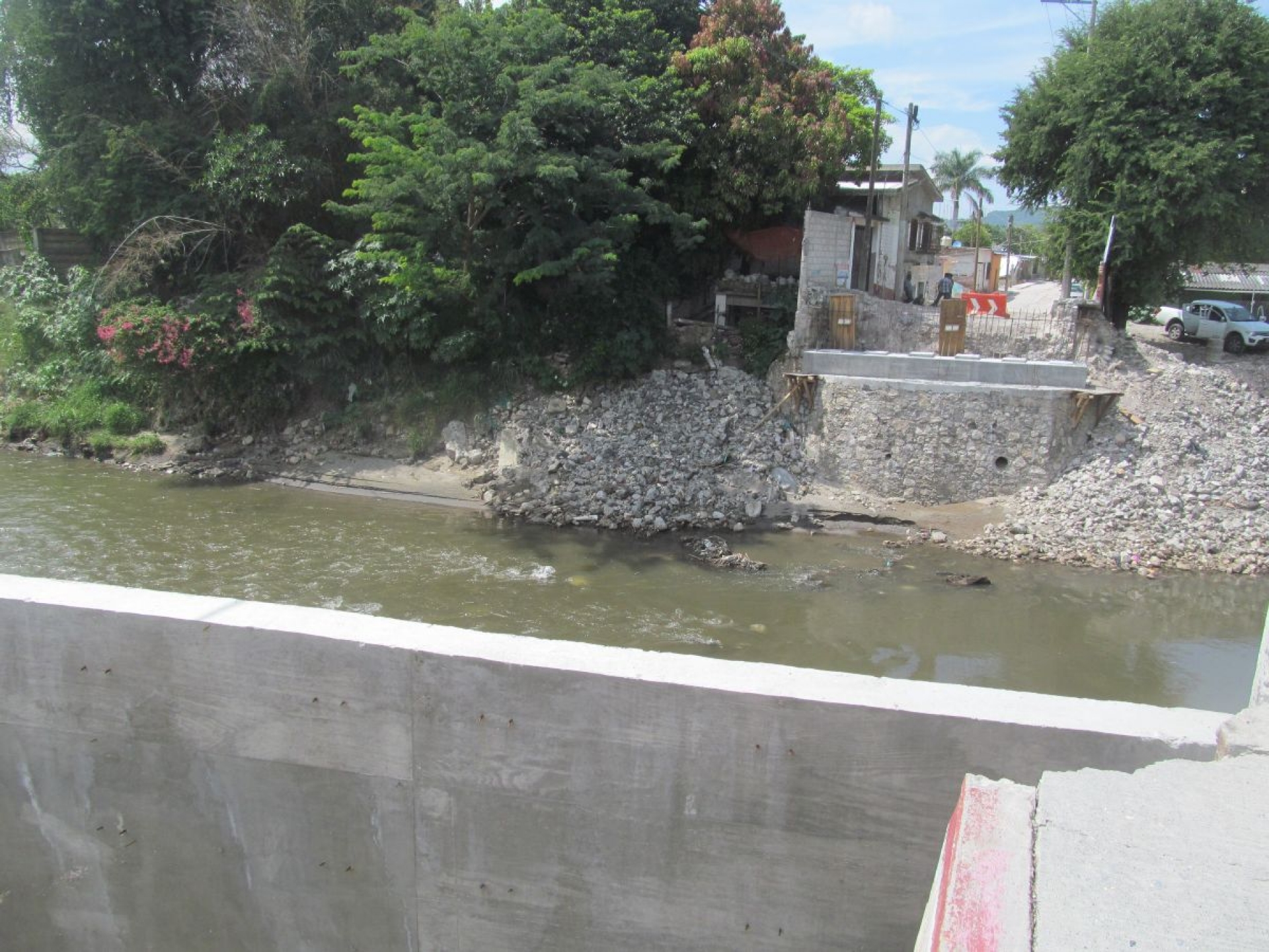 Sigue detenida la reconstrucción del puente de “Los Suspiros”