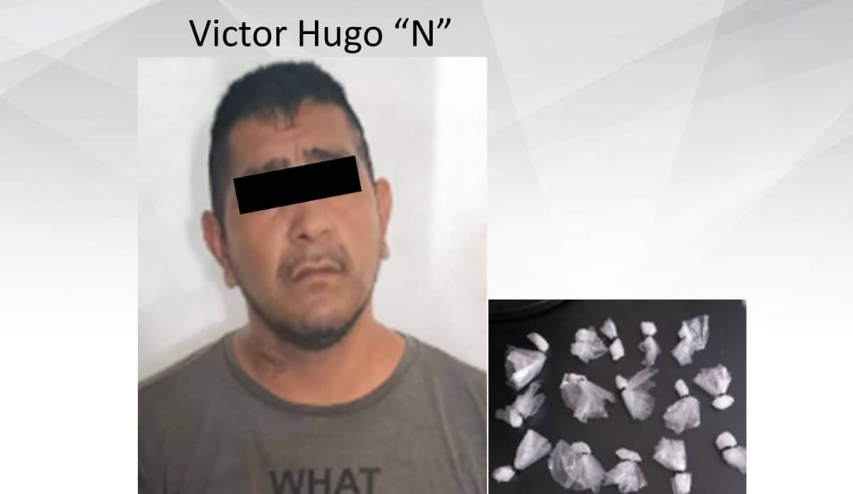 Arrestan a automovilista en poder de "cristal"