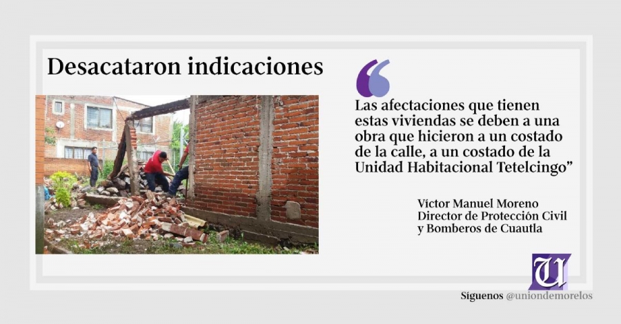 Lluvias ocasionan caída de barda e inundación en unidad habitacional