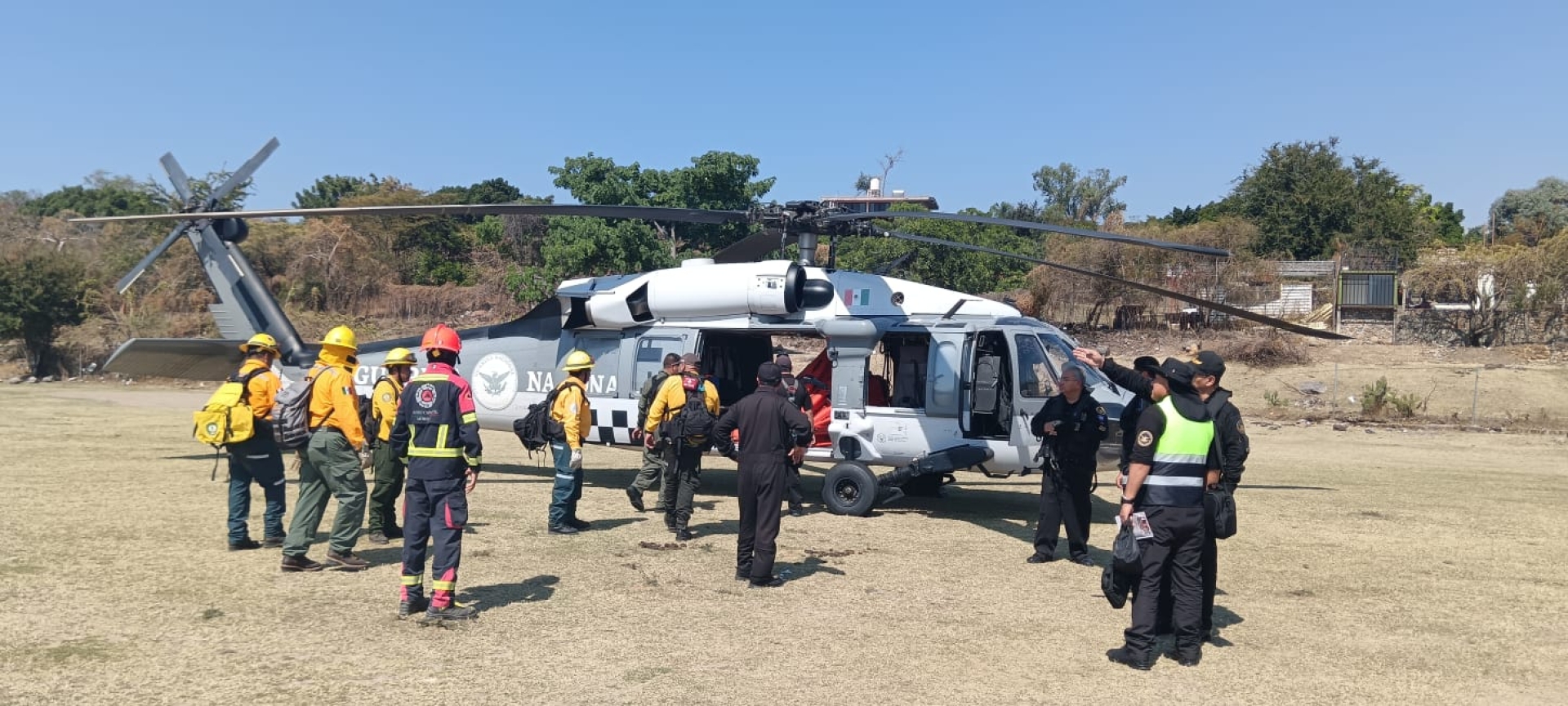 Realizan en Morelos prácticas aéreas preventivas ante la temporada de incendios forestales