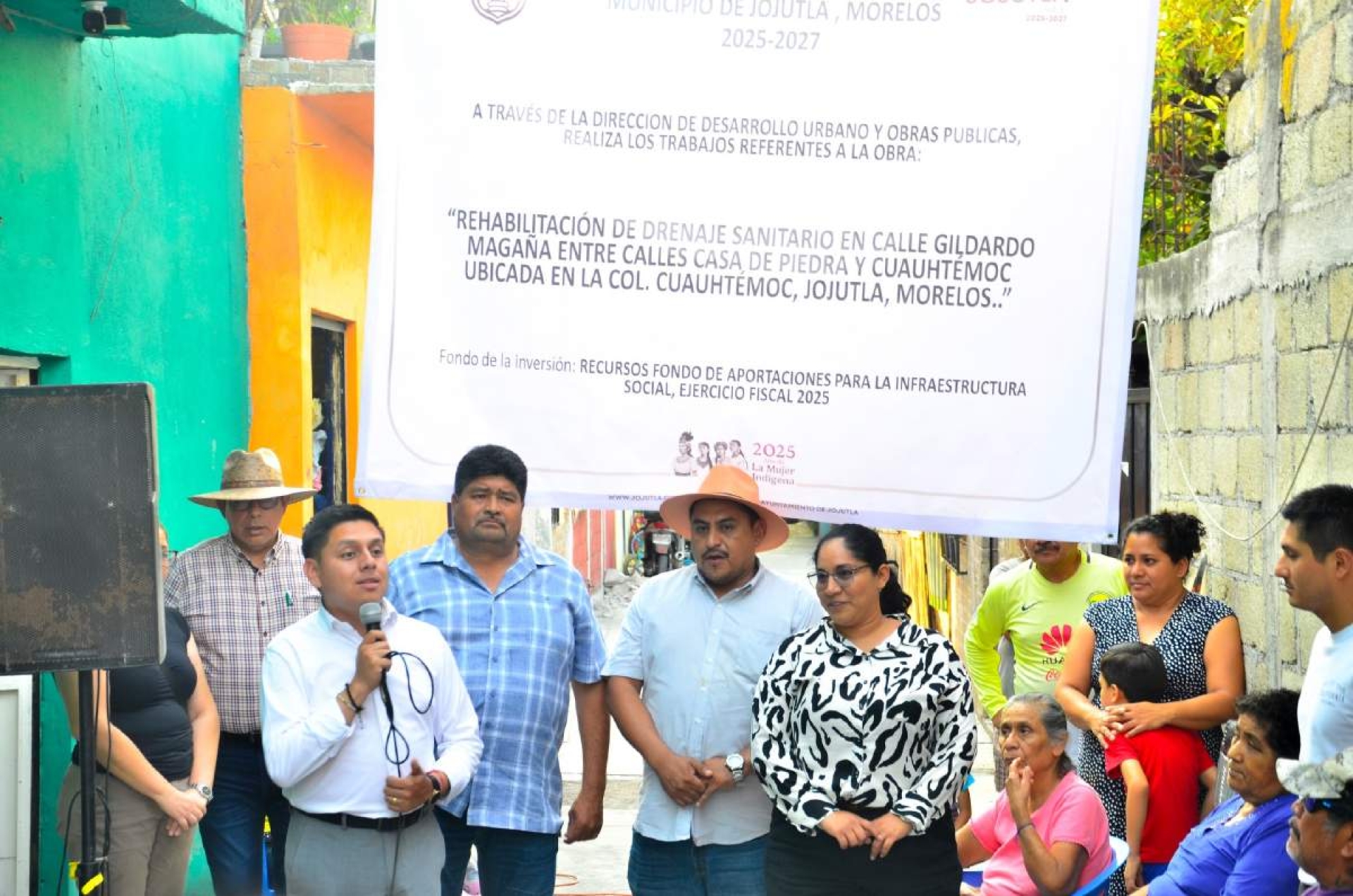 Inician rehabilitación de colector sanitario en Jojutla