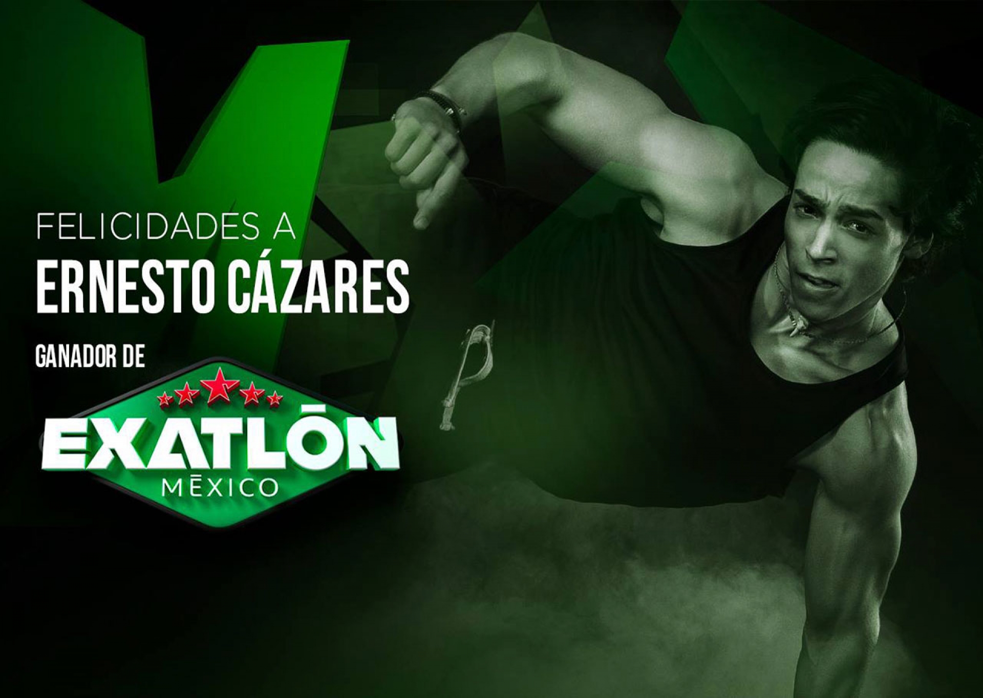 Ernesto Cázares, ganador en "Exatlón"
