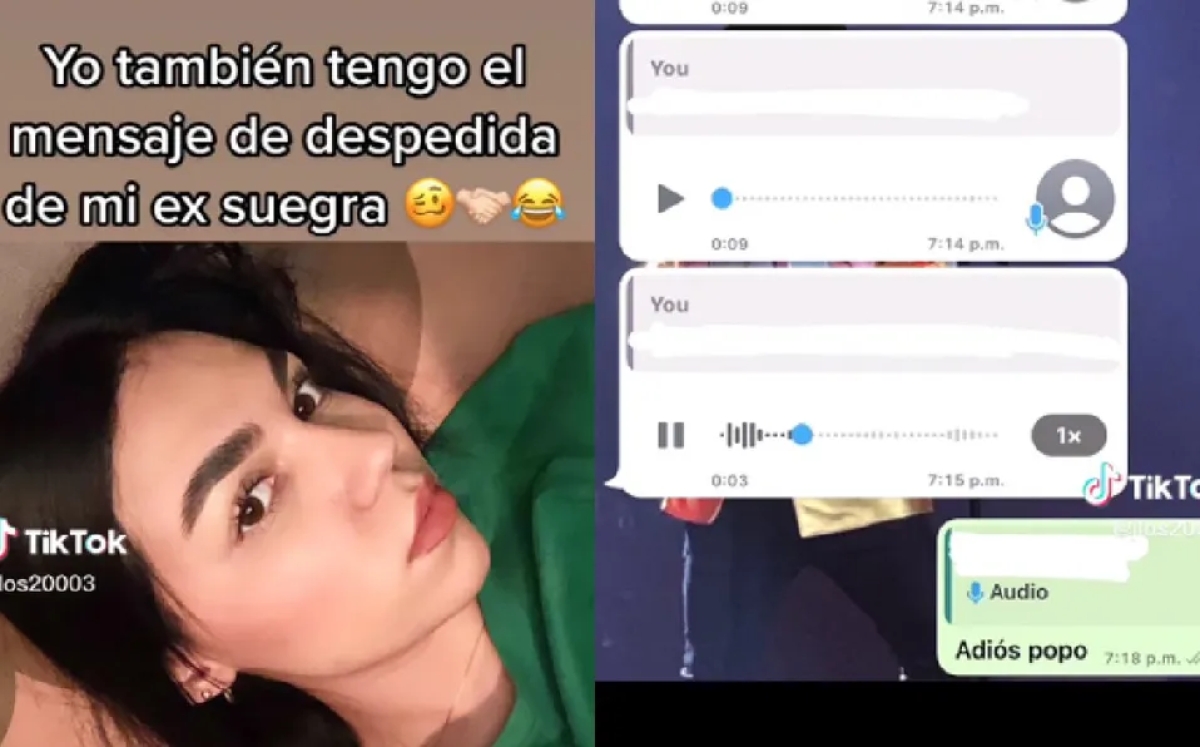 'Adiós, popó': así se despidió una joven de su ex suegra que no la quería