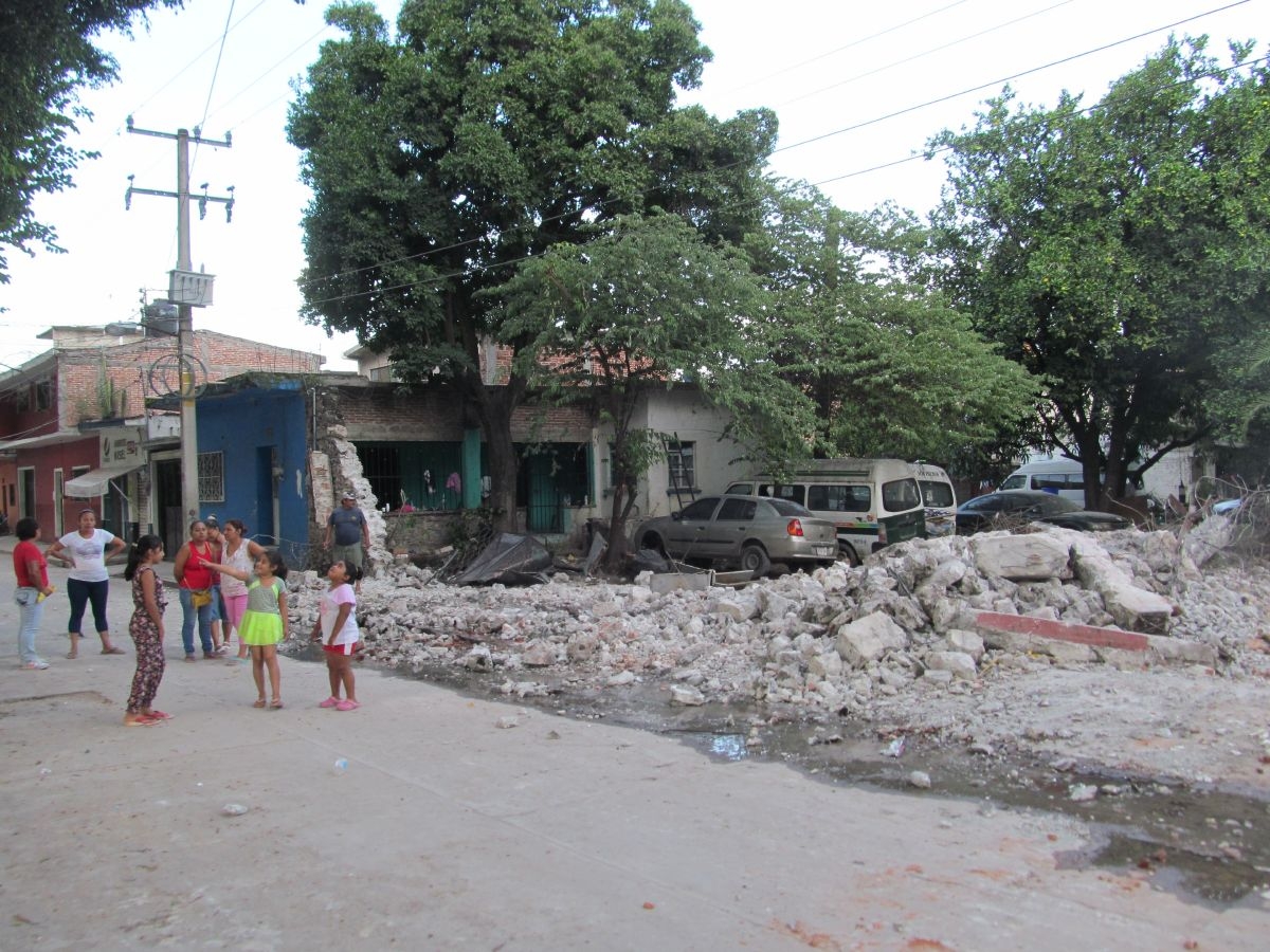 Confirman pérdida de más de mil viviendas por sismo en Jojutla
