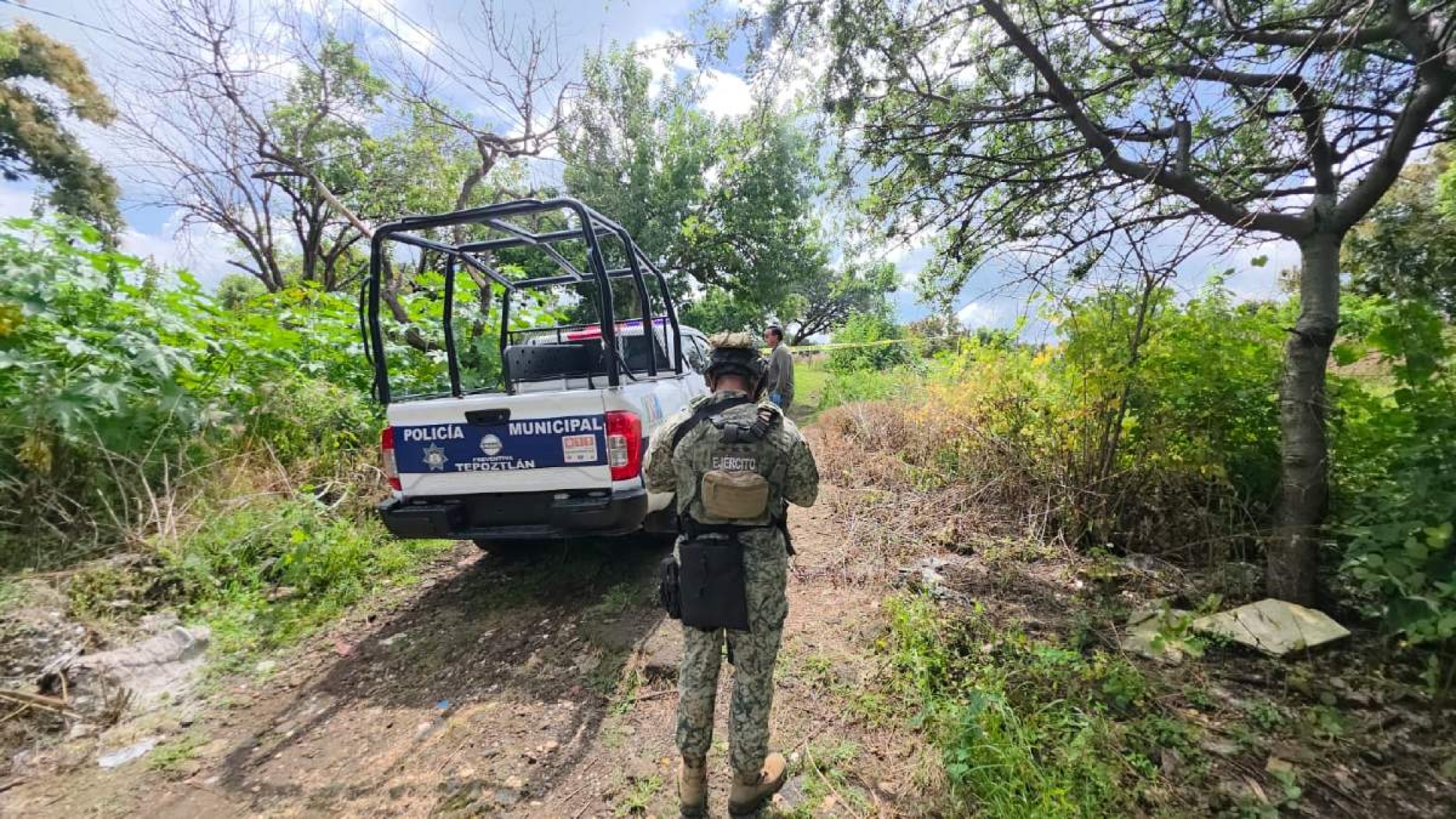 Hallan un cadáver calcinado en Tepoztlán