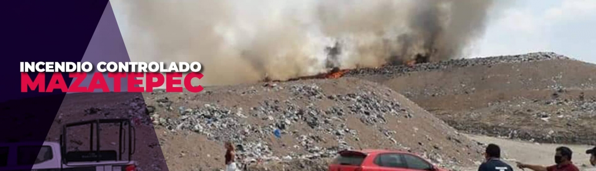 Controlado, el incendio en el relleno sanitario del poniente