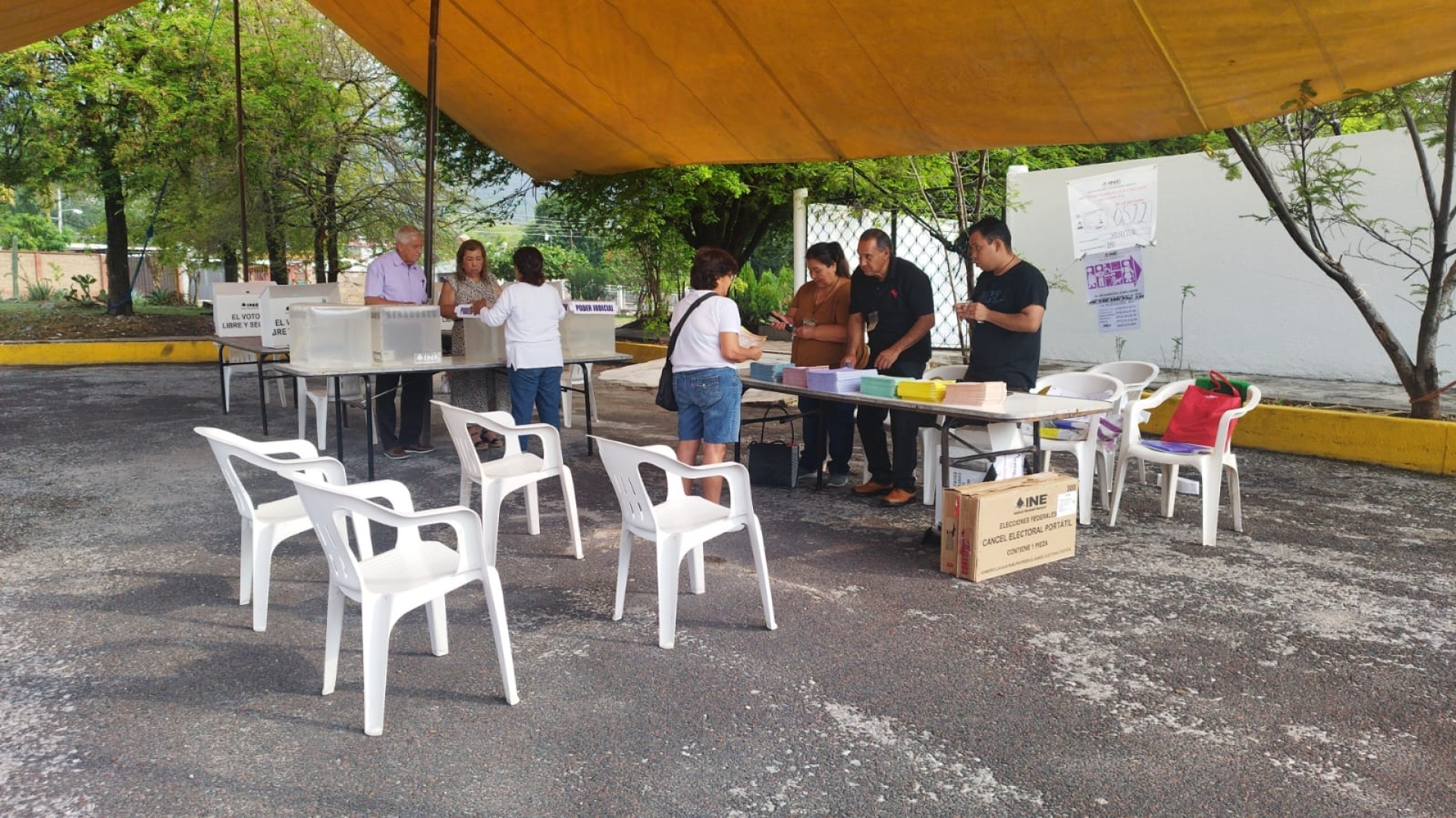 Inició apertura de casillas desde temprana hora en UH 'José María Morelos y Pavón', en Jojutla