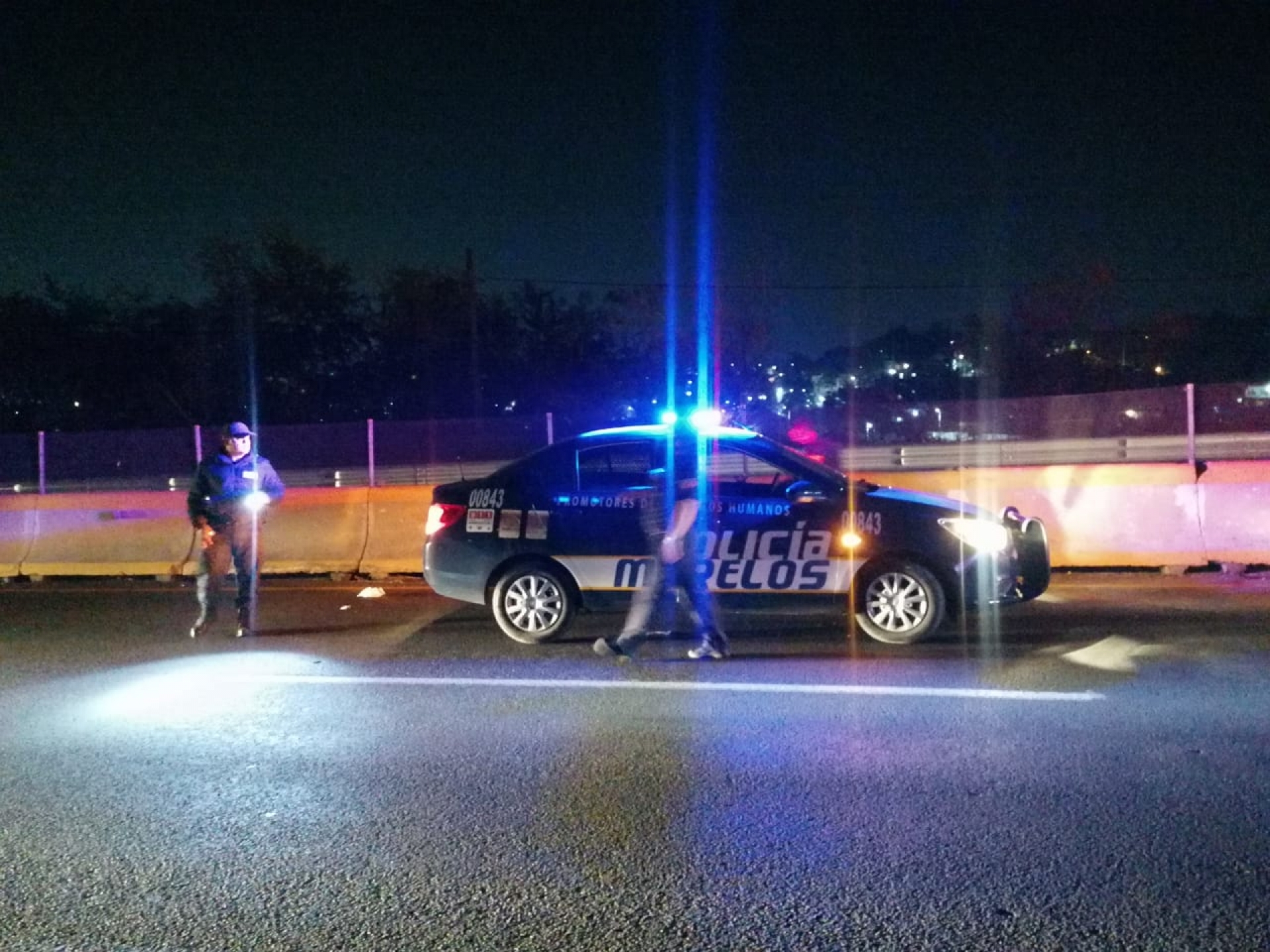 Estable, el hombre que fue atropellado en la México-Acapulco