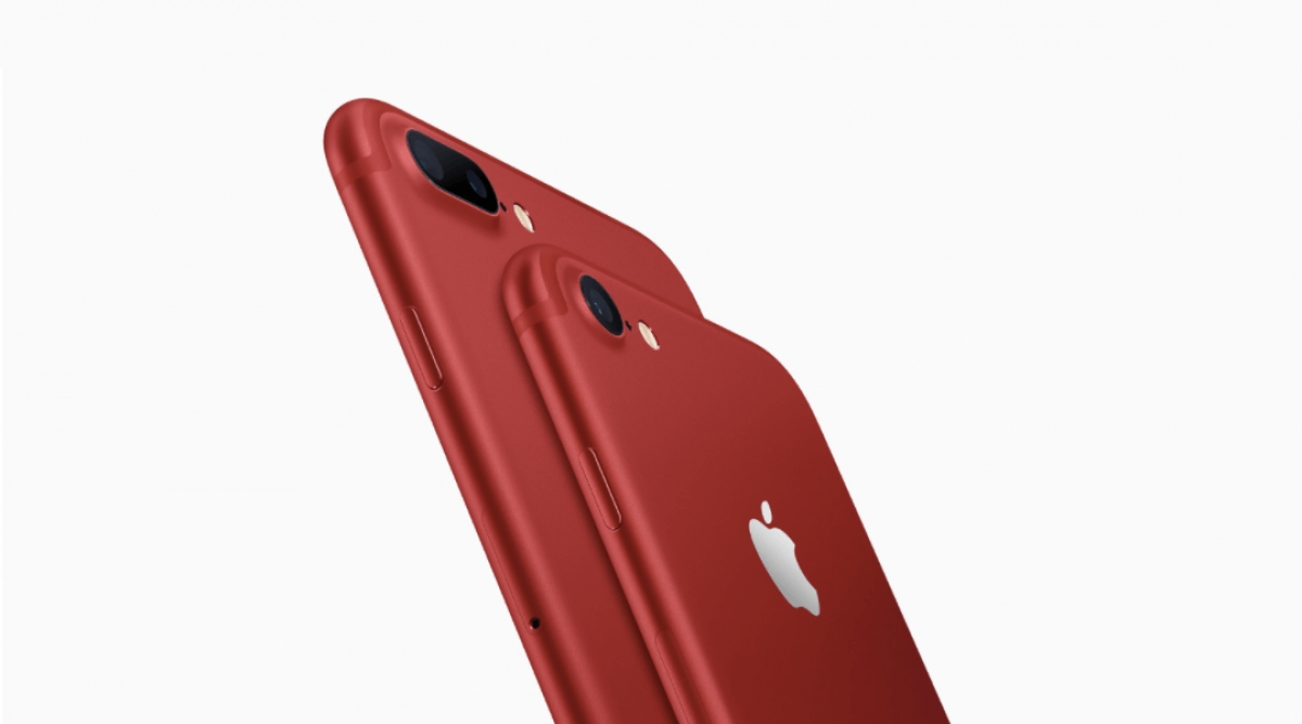 Apple lanza un nuevo iPhone 7 rojo contra el VIH