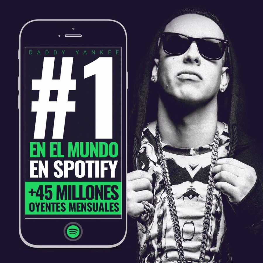 Daddy Yankee es número uno en Spotify a nivel mundial