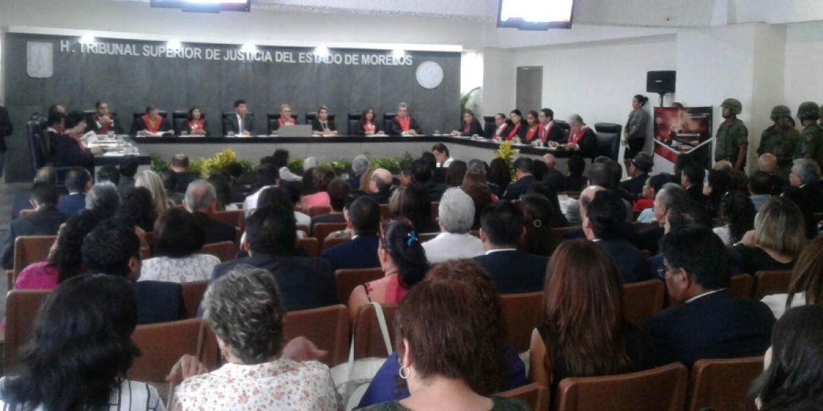 Rinde magistrada presidenta del TSJ primer informe de actividades