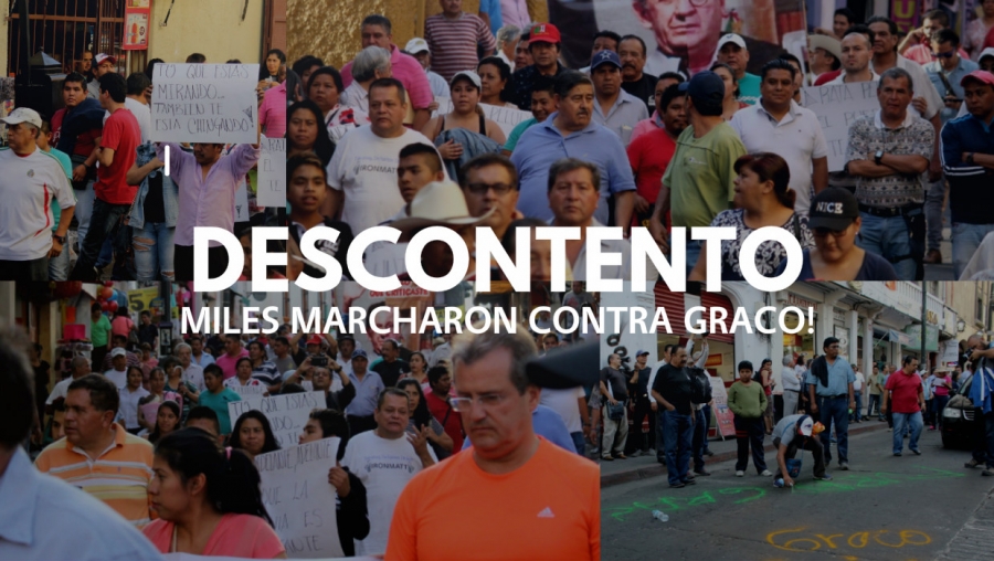 Miles marcharon en Cuernavaca, de nuevo, contra Graco Ramírez