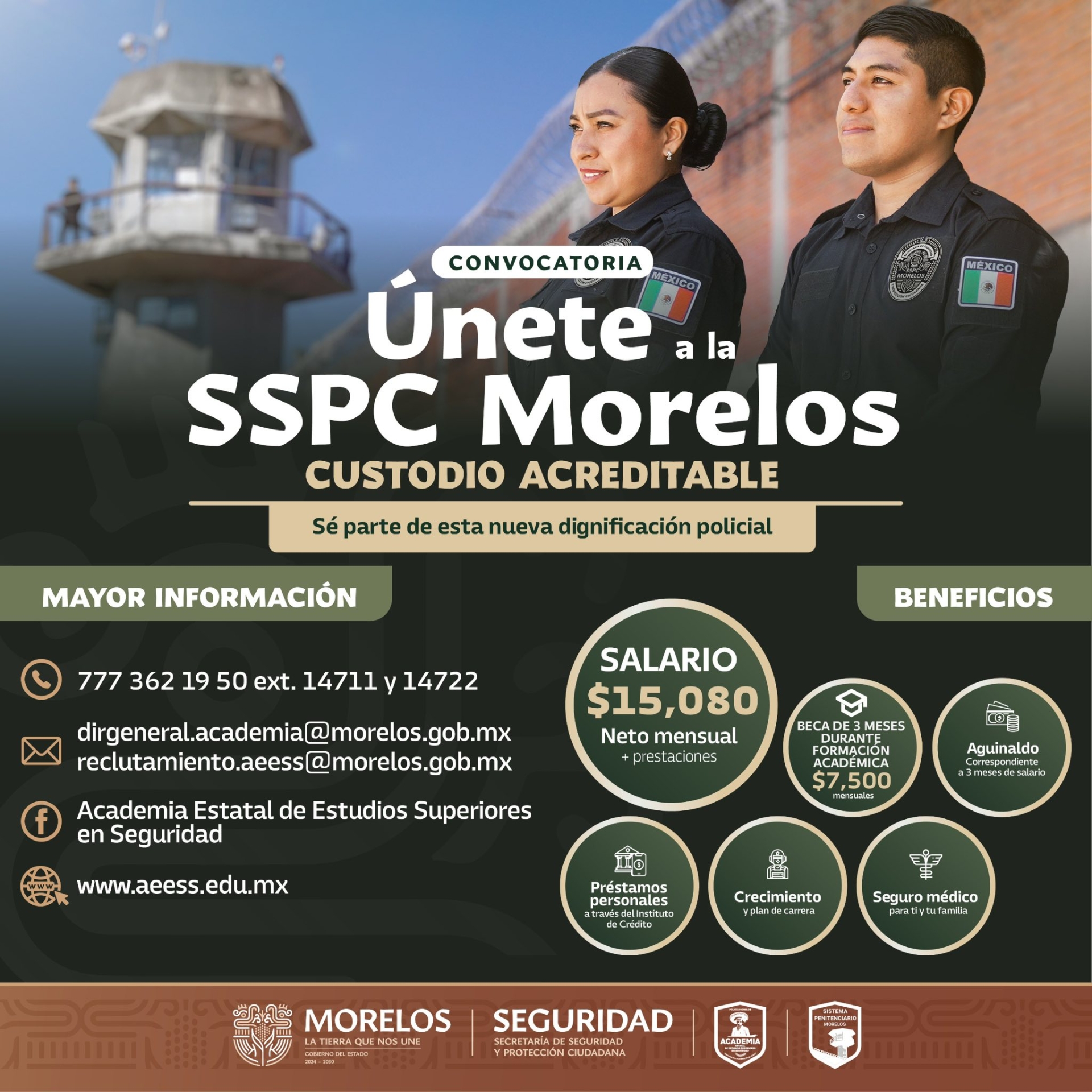 Llama SSPC a postularse para policía y custodio acreditable