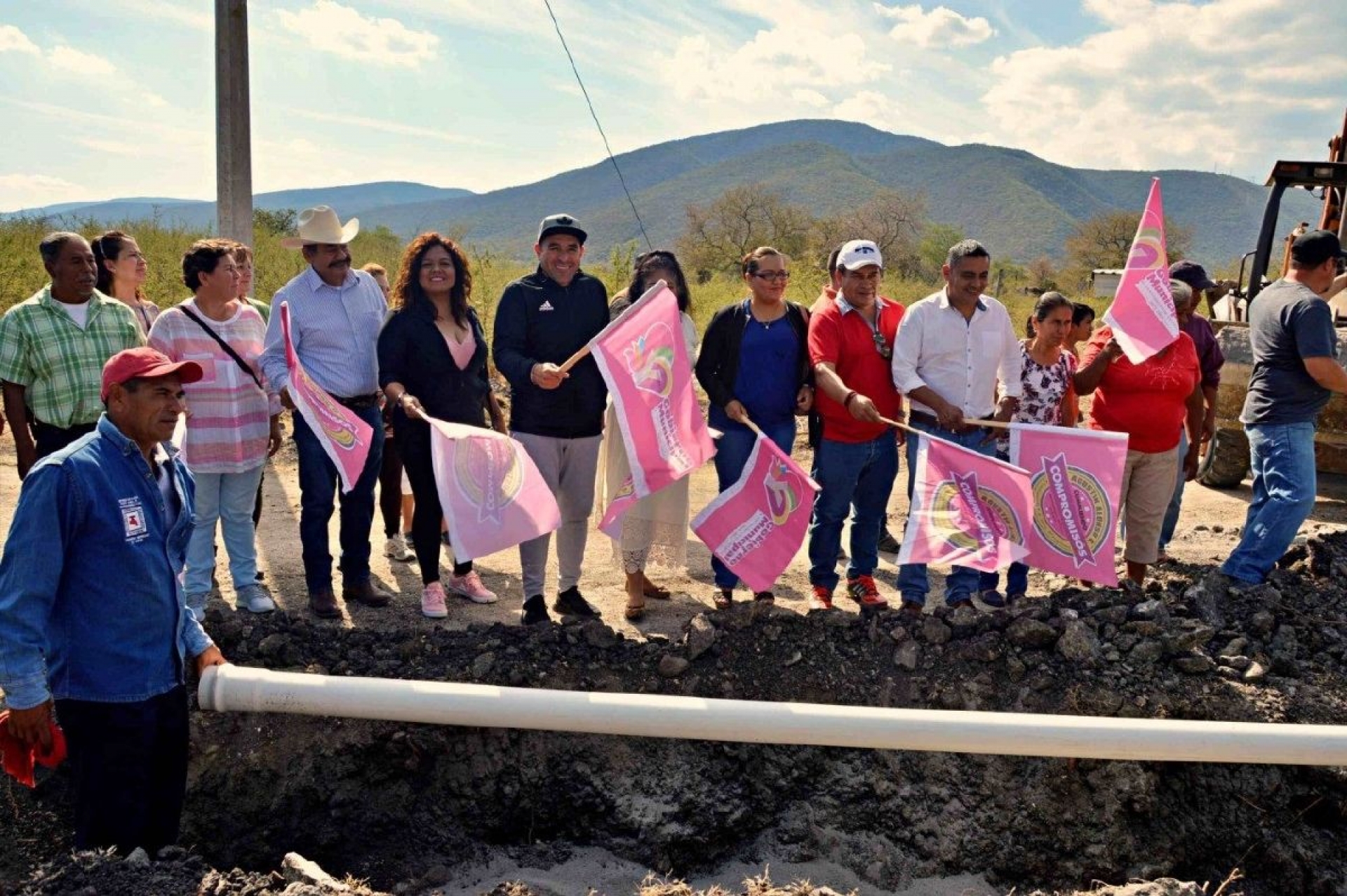 Inauguran sistema de agua en Yautepec