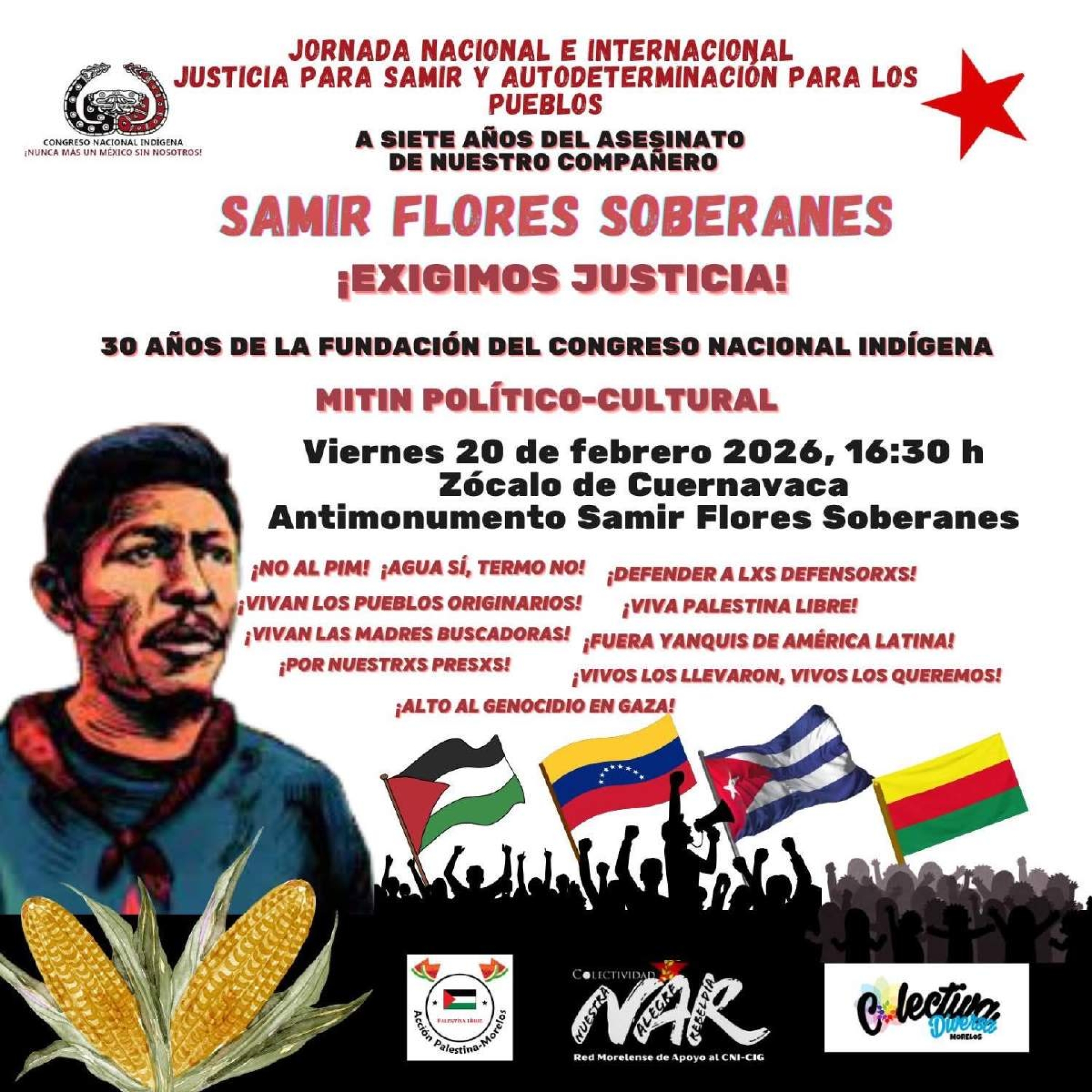 Samir Flores, víctima de un doble complot
