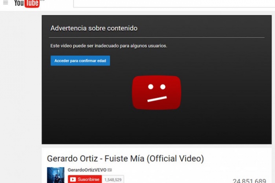 Video “Fuiste mía”, de Gerardo Ortiz, es retirado de Youtube
