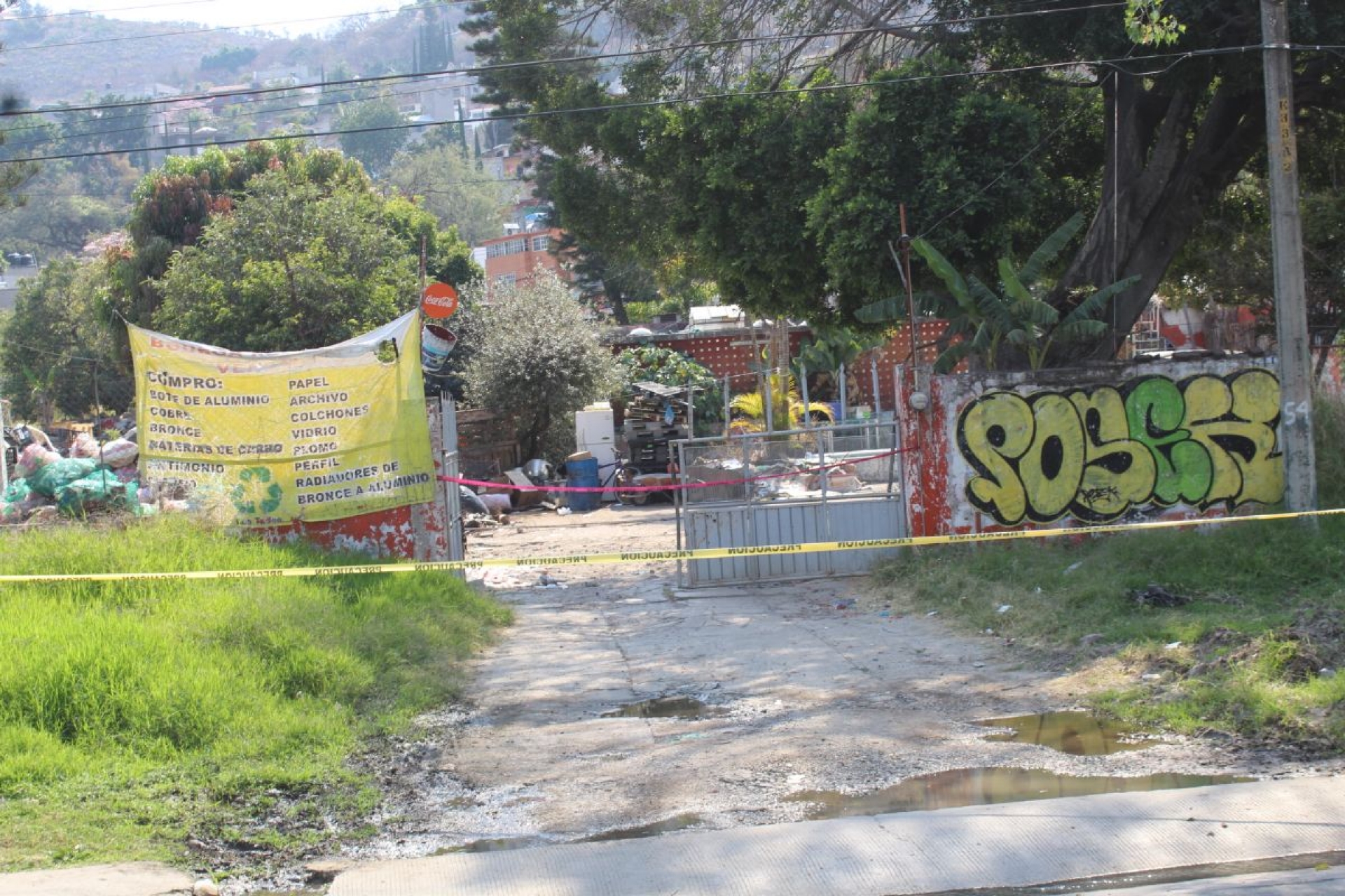 Fue asesinado en un negocio de desperdicios industriales