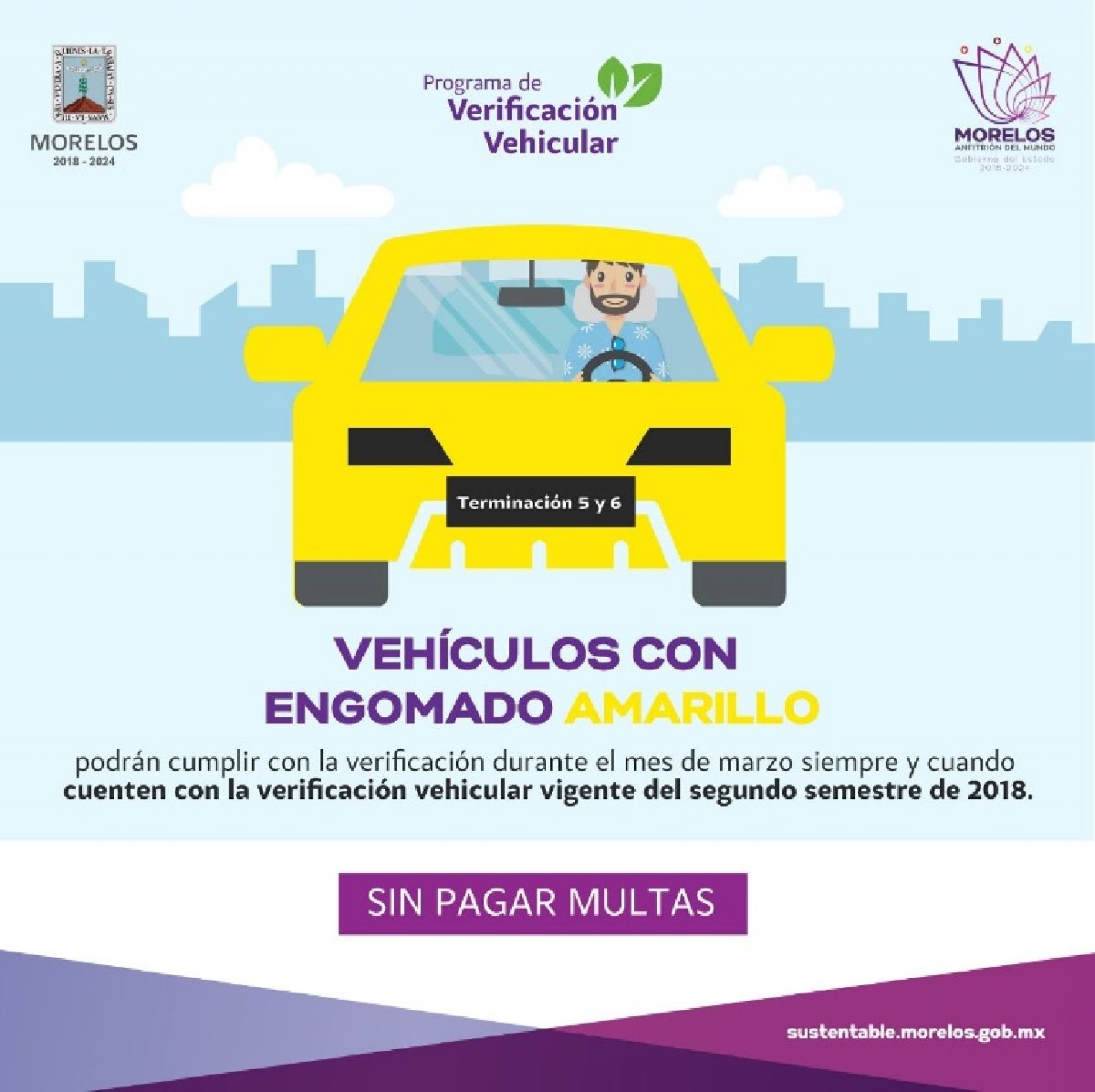 Ampliarán hasta el 30 de marzo el plazo para la verificación vehicular