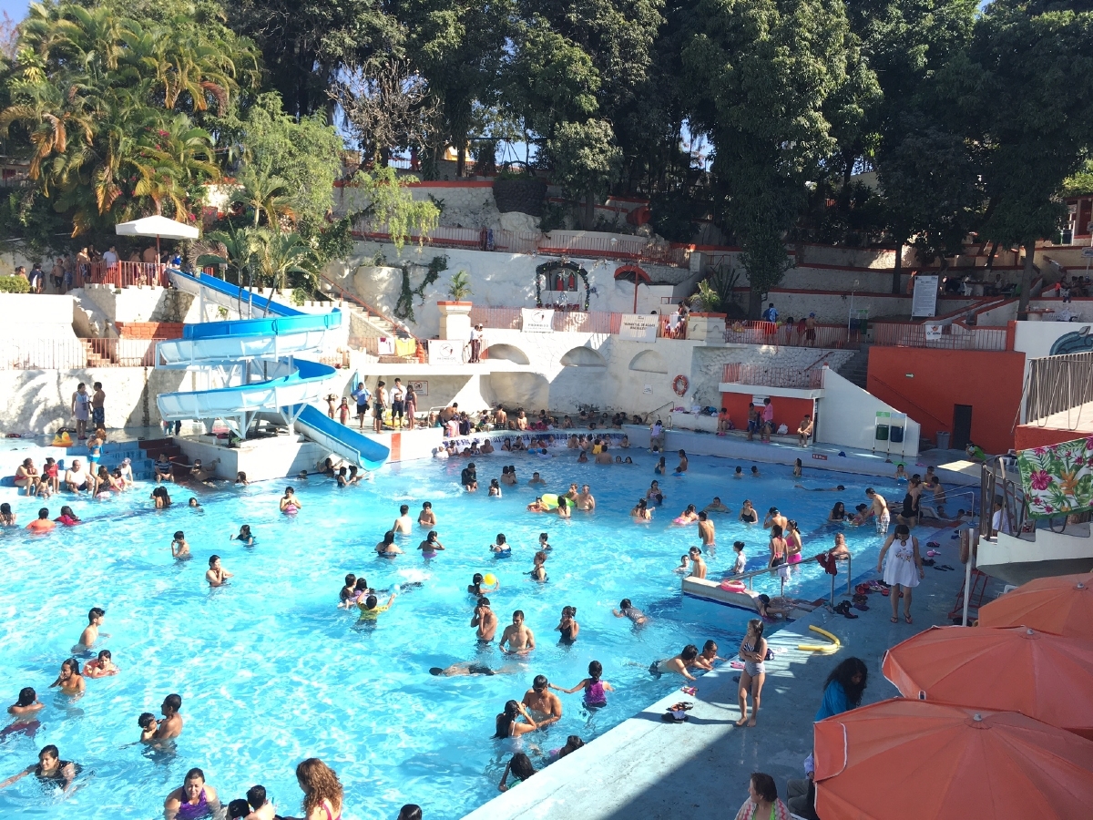 Balnearios de Cuautla, los más abarrotados durante este periodo de vacaciones