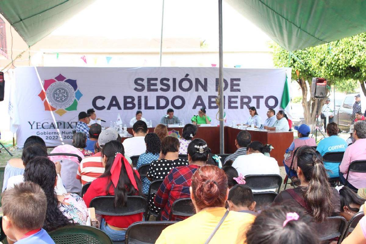Realiza Yecapixtla cabildos abiertos para atender a ciudadanos