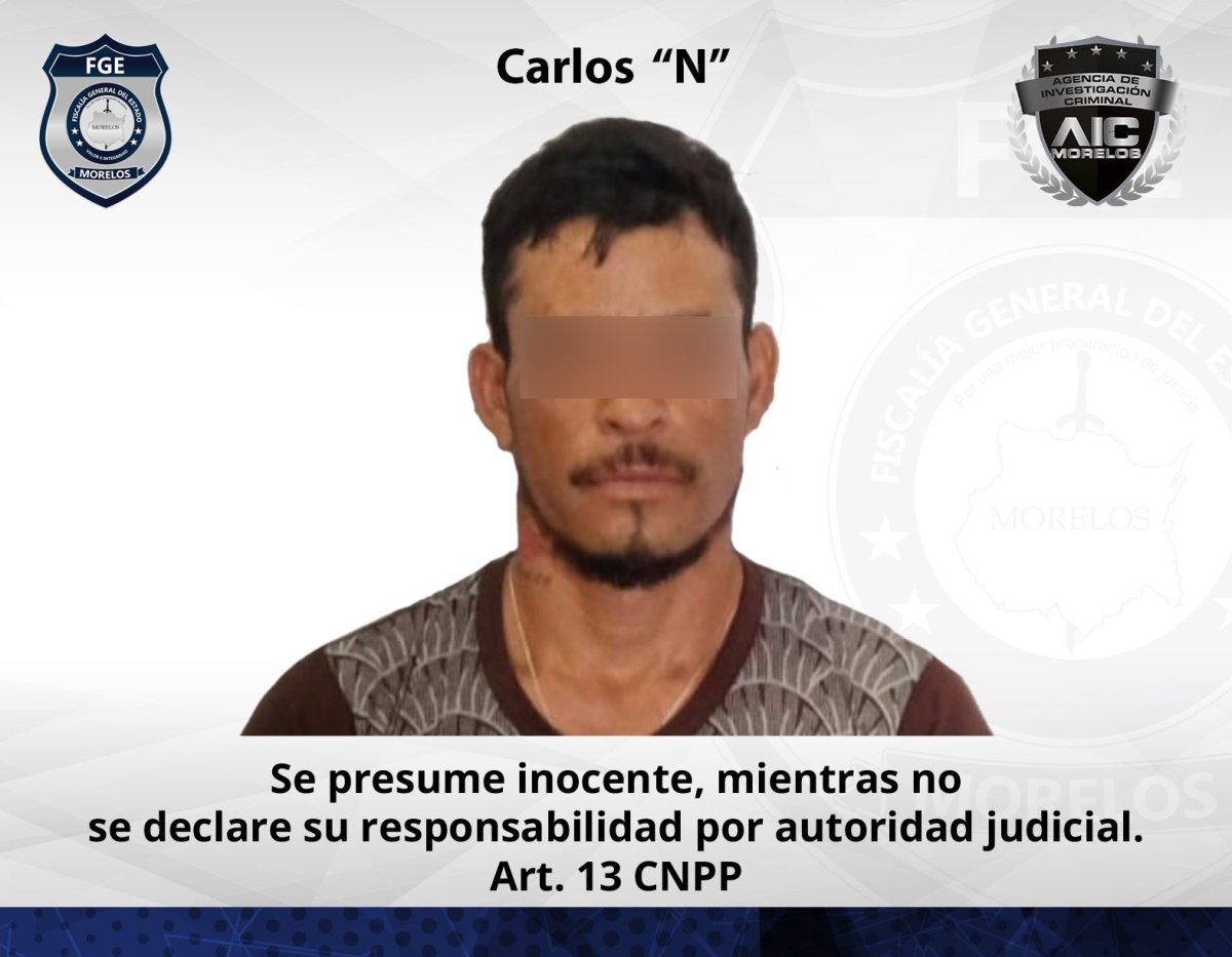 Aprehenden a 'El Michoacano' en Tetecala, por incumplir medidas cautelares