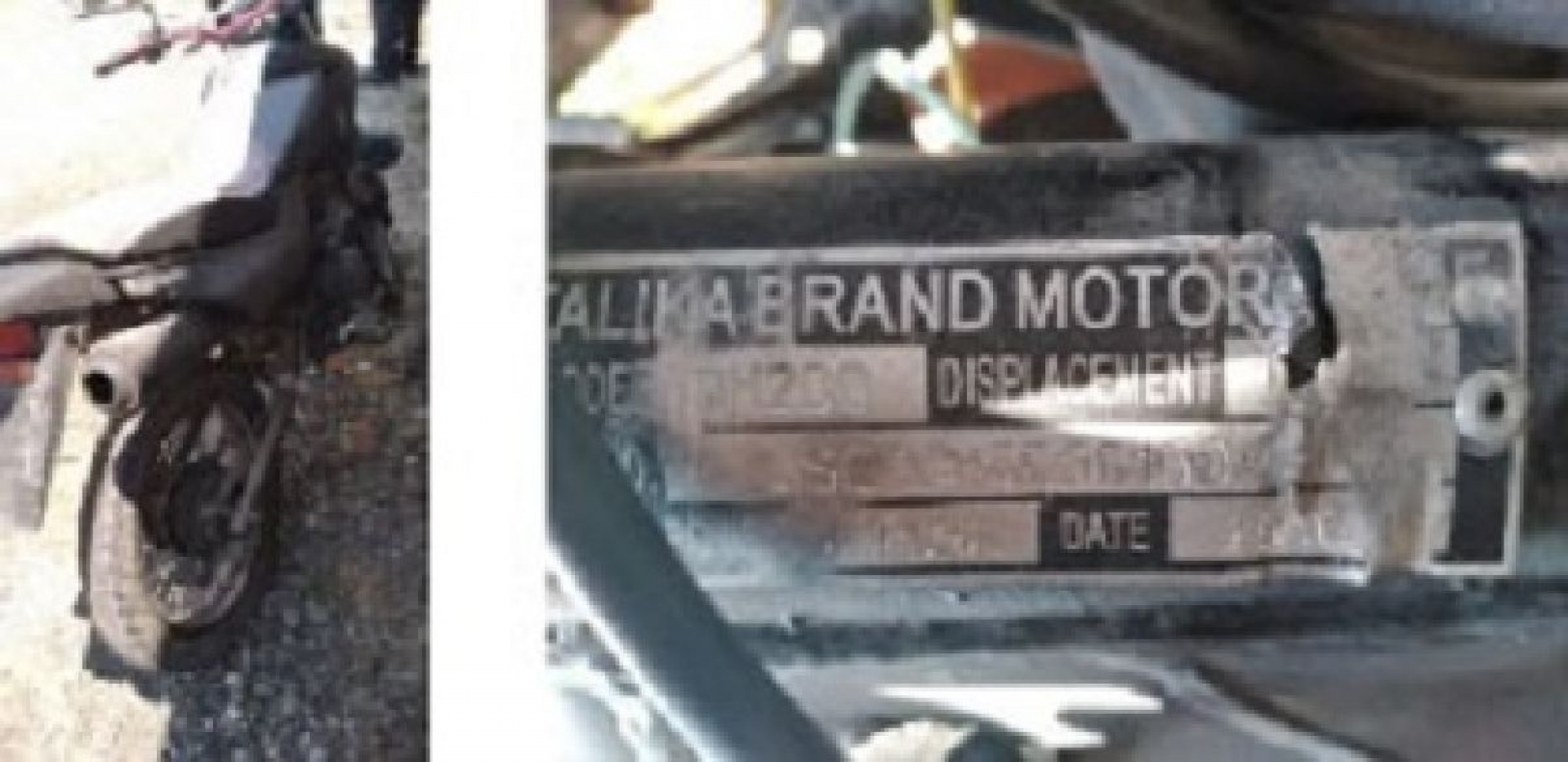 Abandonó la moto que conducía al ver una patrulla