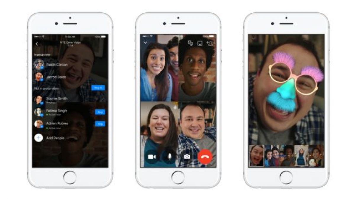 Llega el video chat grupal a Facebook